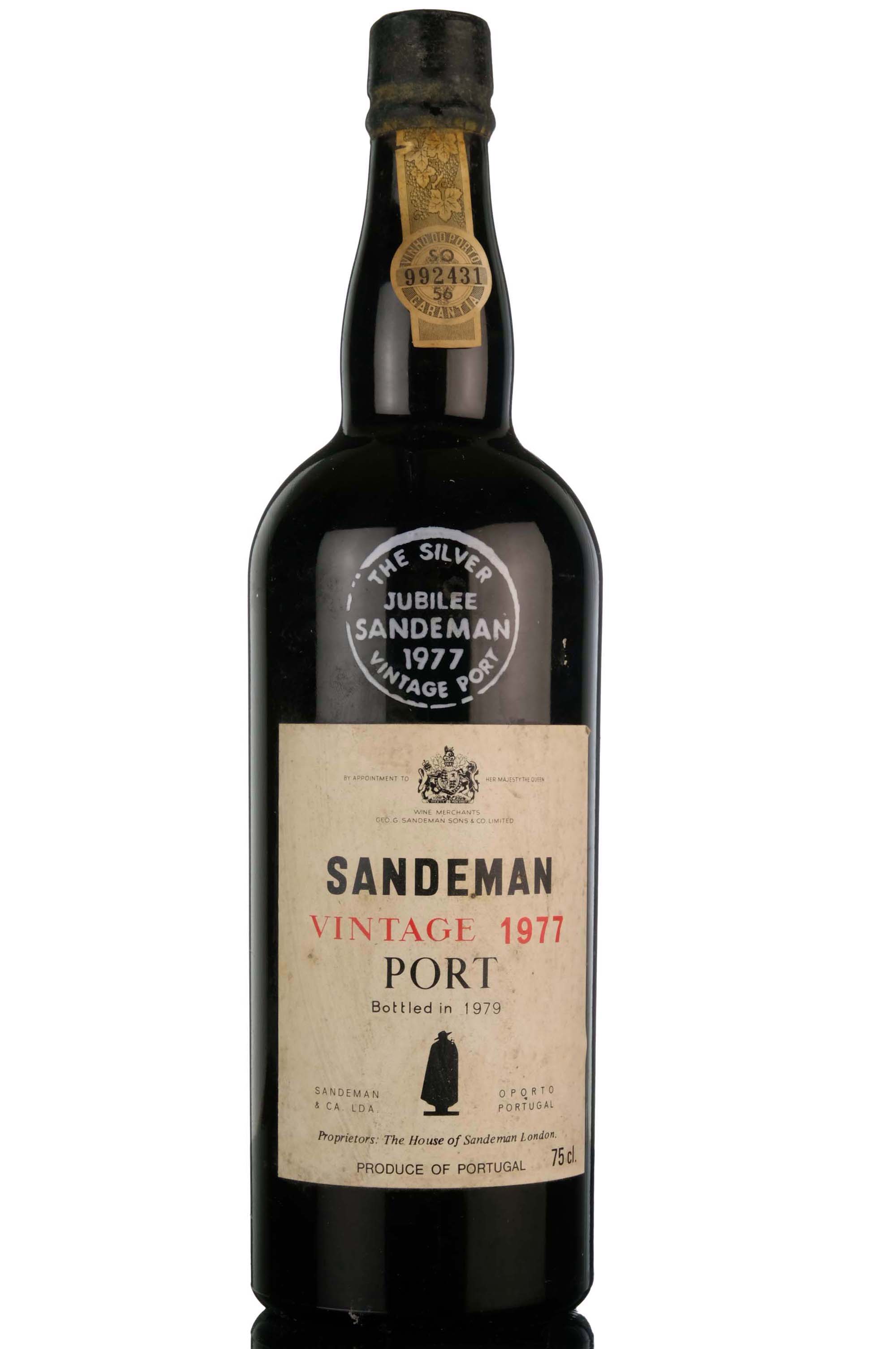 Sandeman 1977 Vintage Port - Bottled 1979 - Silver Jubilee