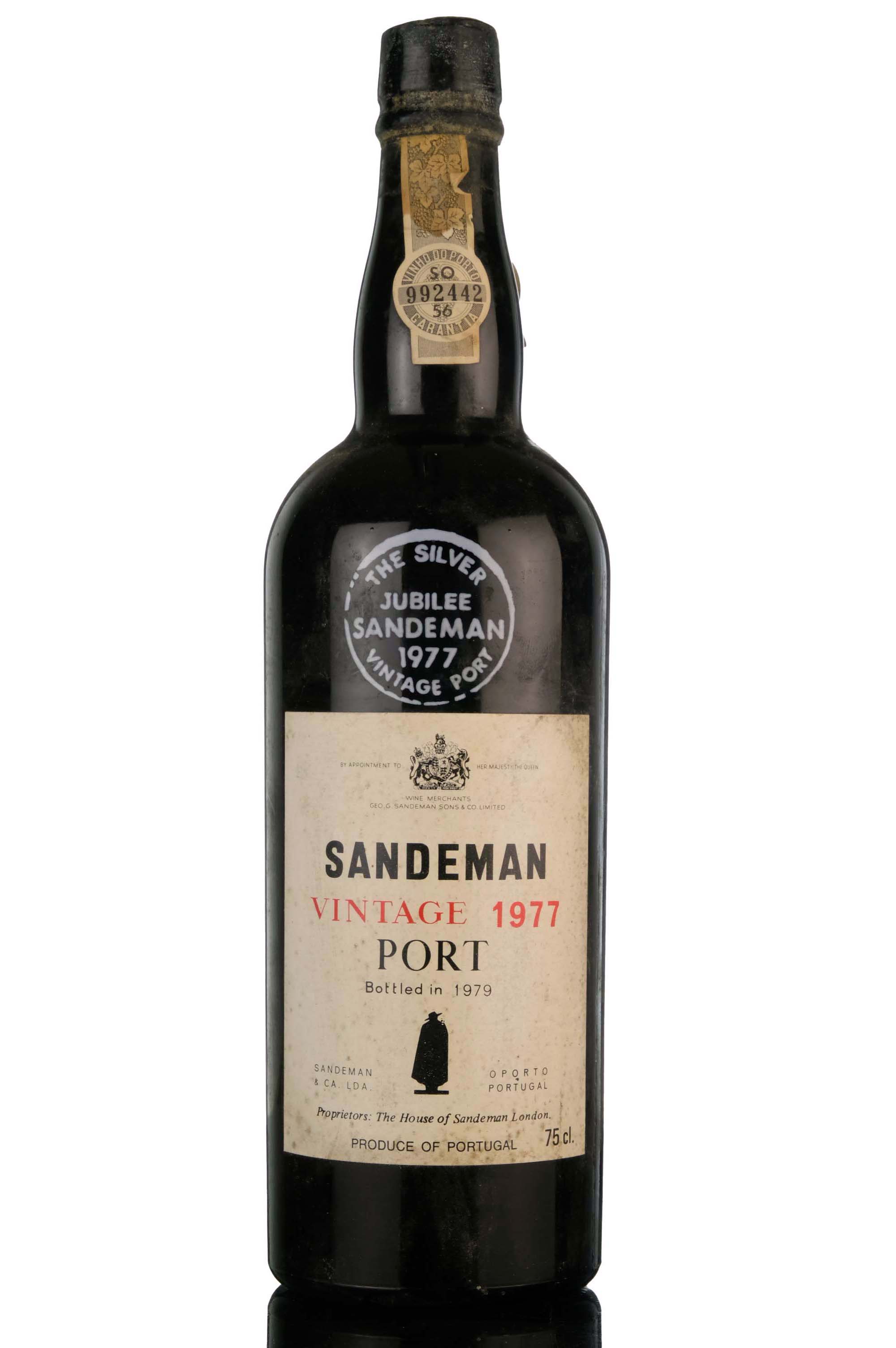 Sandeman 1977 Vintage Port - Bottled 1979 - Silver Jubilee