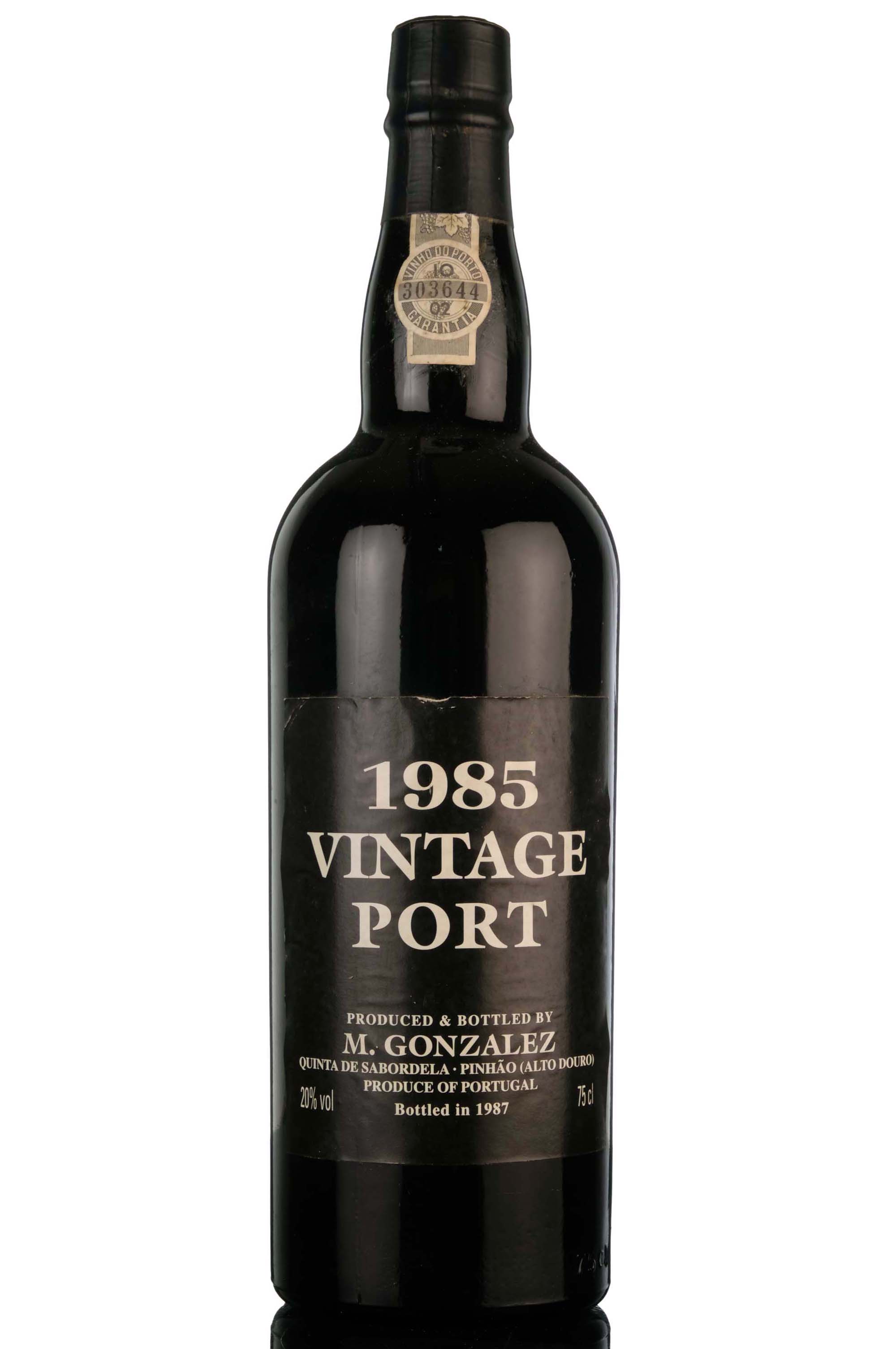 M. Gonzalez 1985 Vintage Port - Bottled 1987