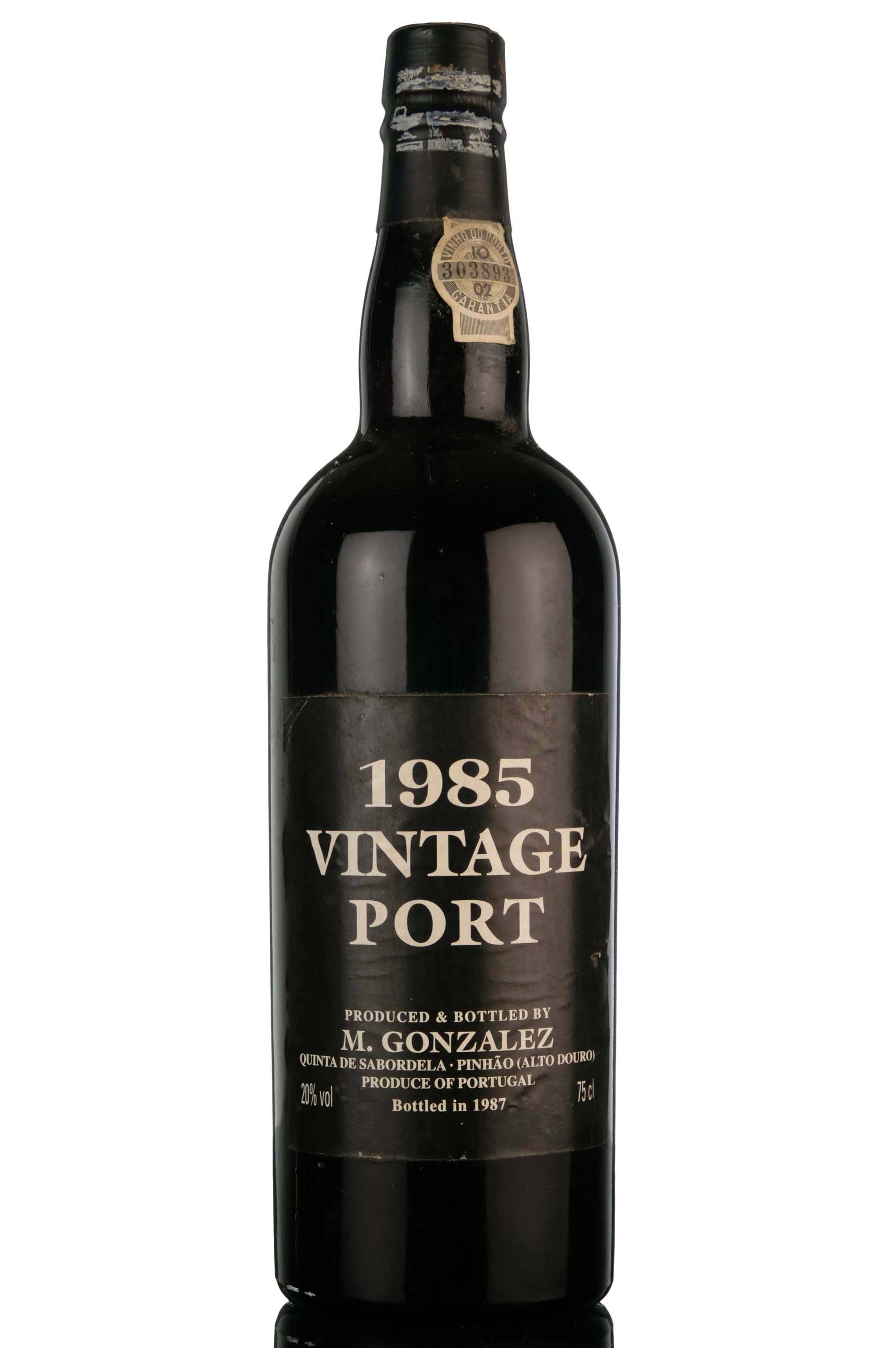 M. Gonzalez 1985 Vintage Port - Bottled 1987
