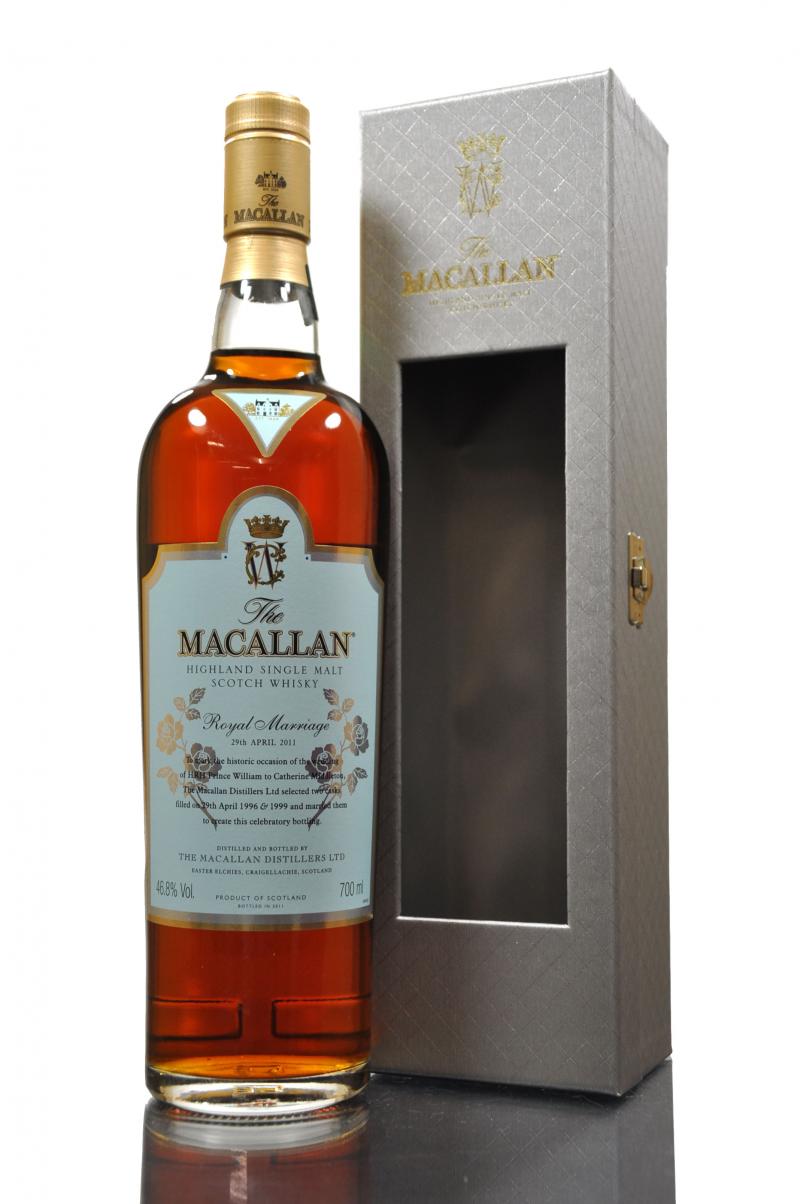 Macallan Royal Marriage Bottled 2011 For William & Kate