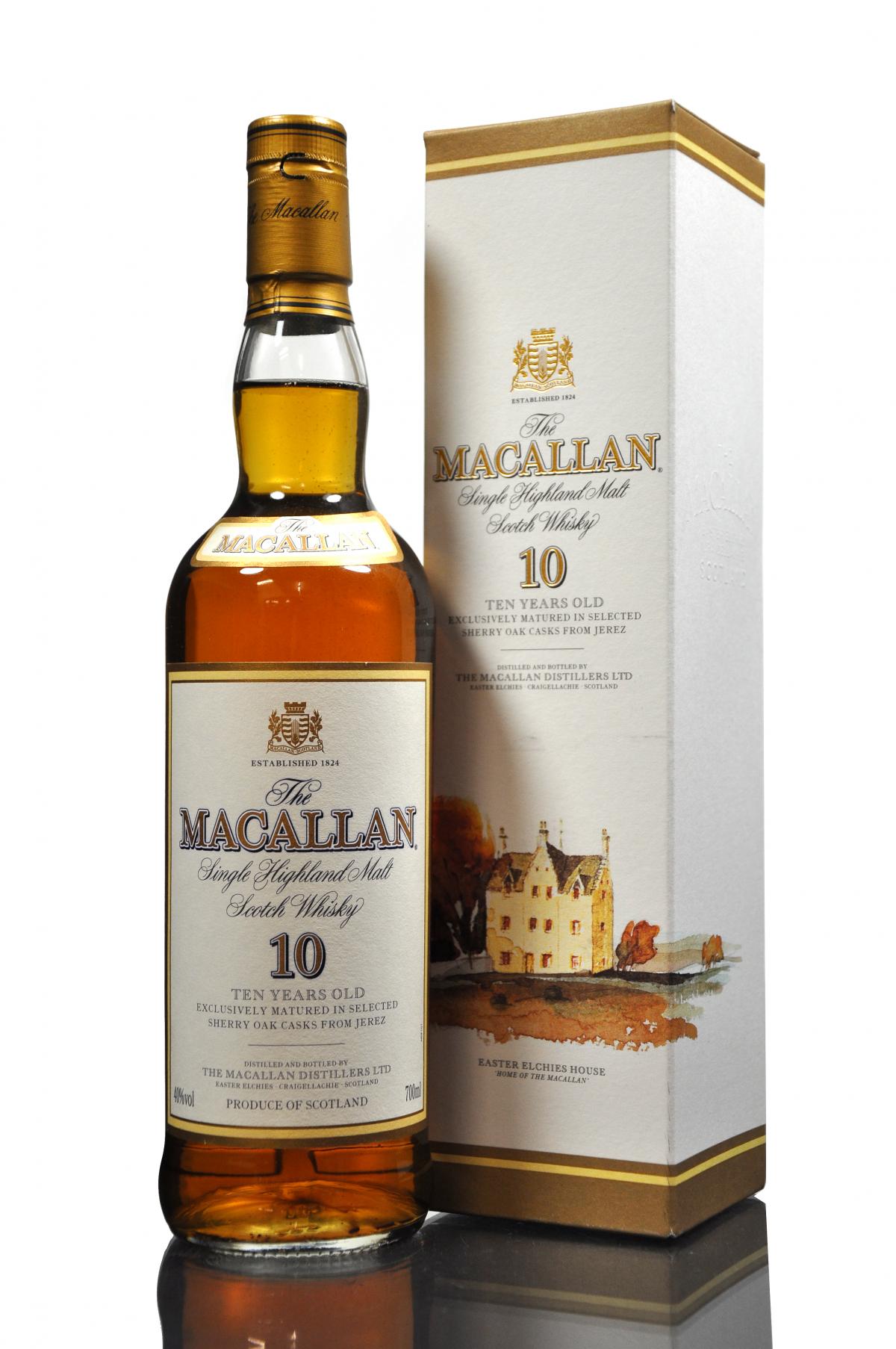 Macallan 10 Year Old - Sherry Casks - Early 2000s