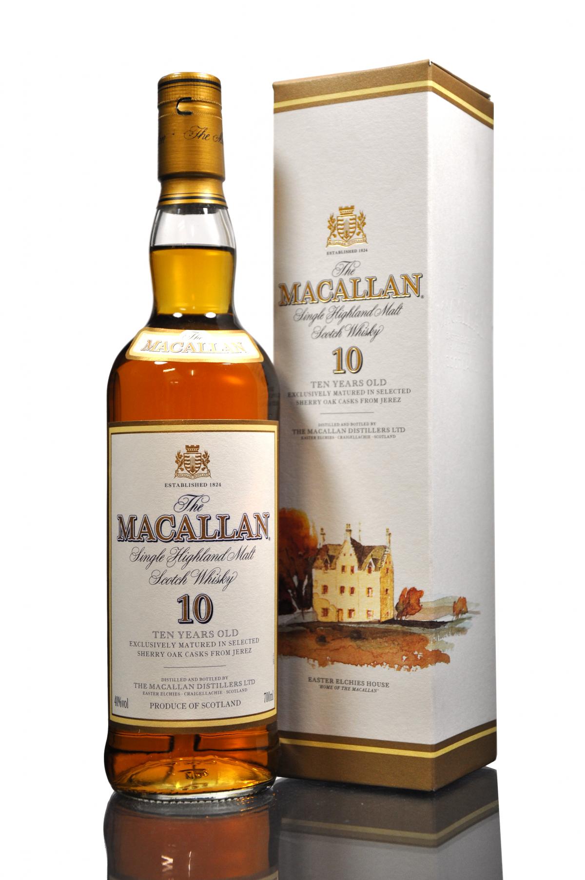 Macallan 10 Year Old - Sherry Casks - Early 2000s
