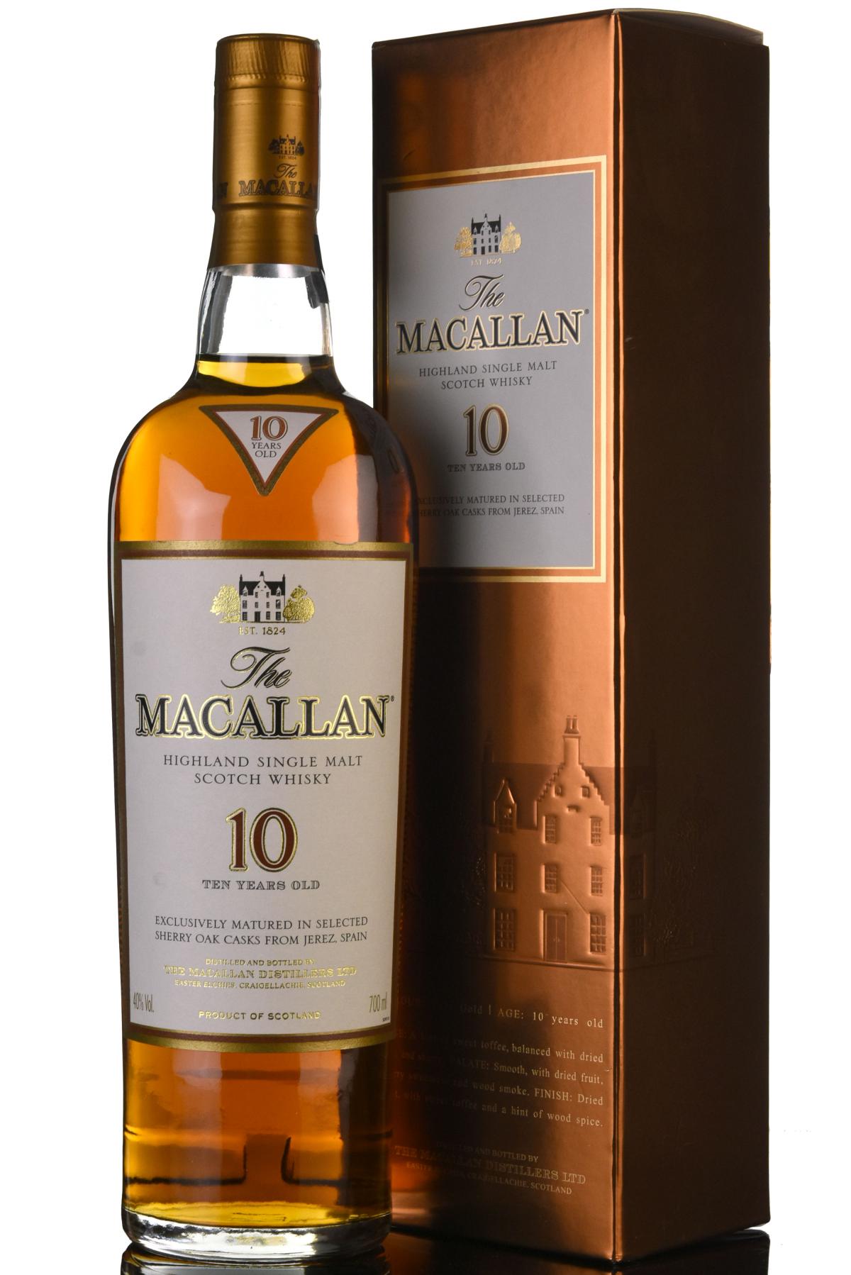 Macallan 10 Year Old - Sherry Casks - 2000s