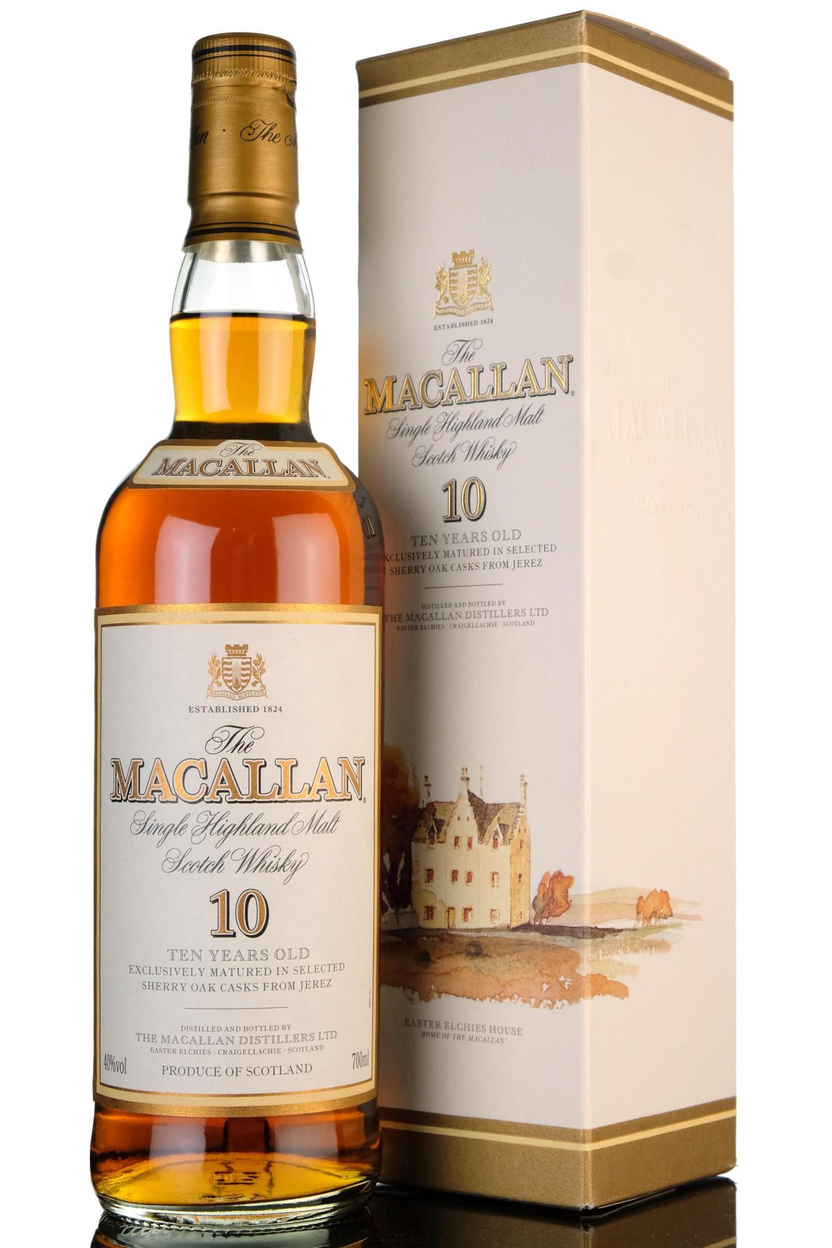 Macallan 10 Year Old - Sherry Casks - Early 2000s