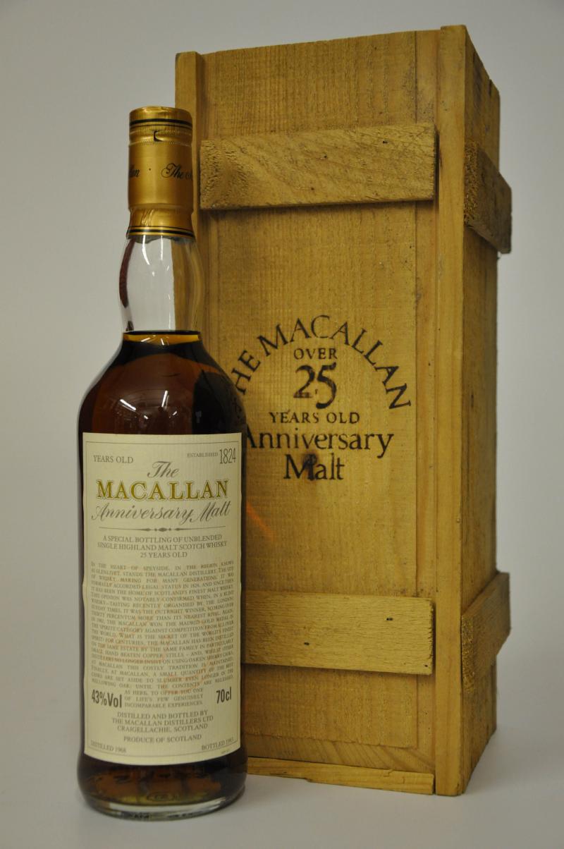 Macallan 1968-1993 - 25 Year Old - Anniversary Malt