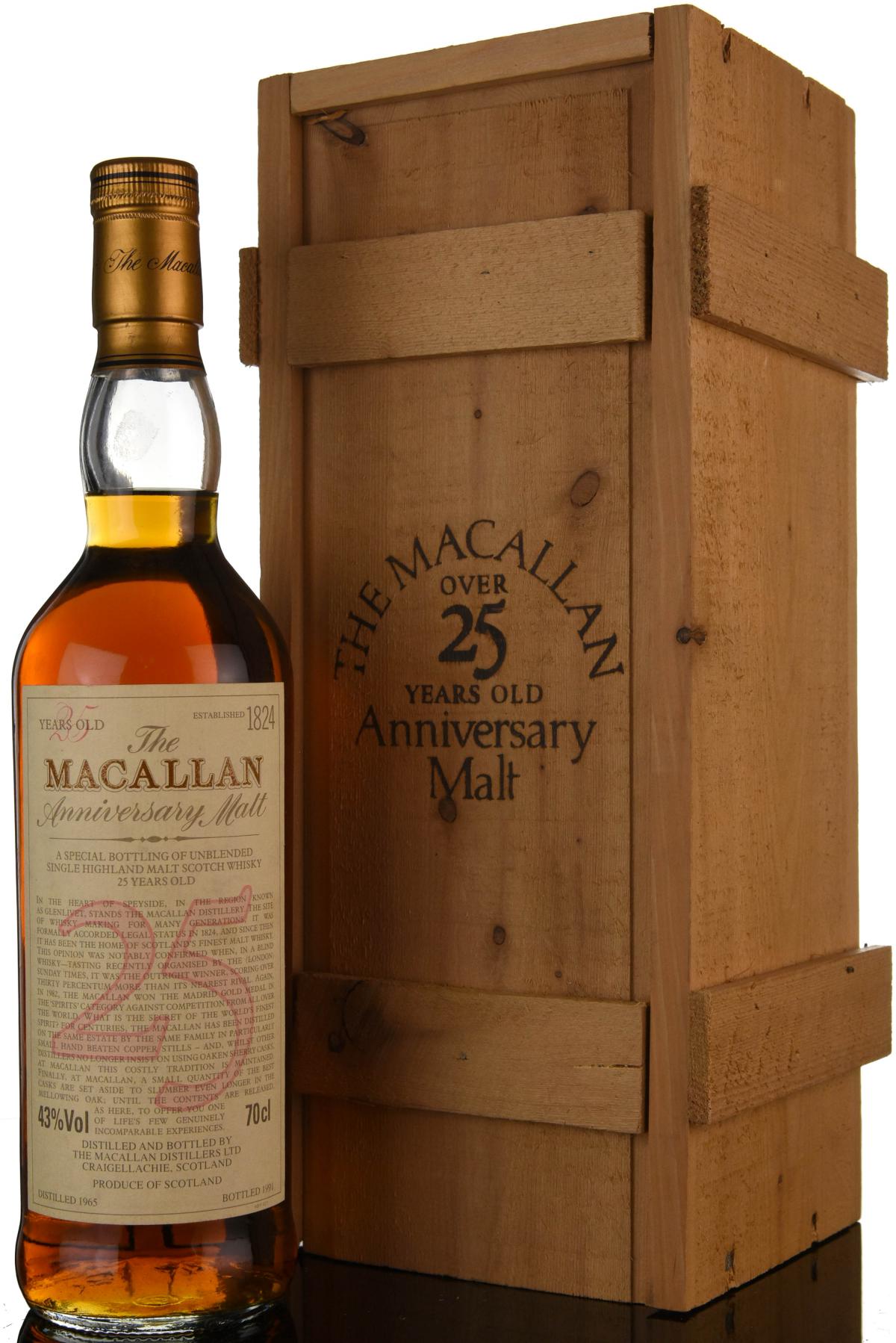 Macallan 1965-1991 - 25 Year Old Anniversary Malt
