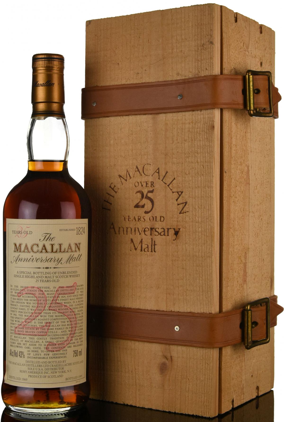 Macallan 1969-1995 - 25 Year Old - Anniversary Malt