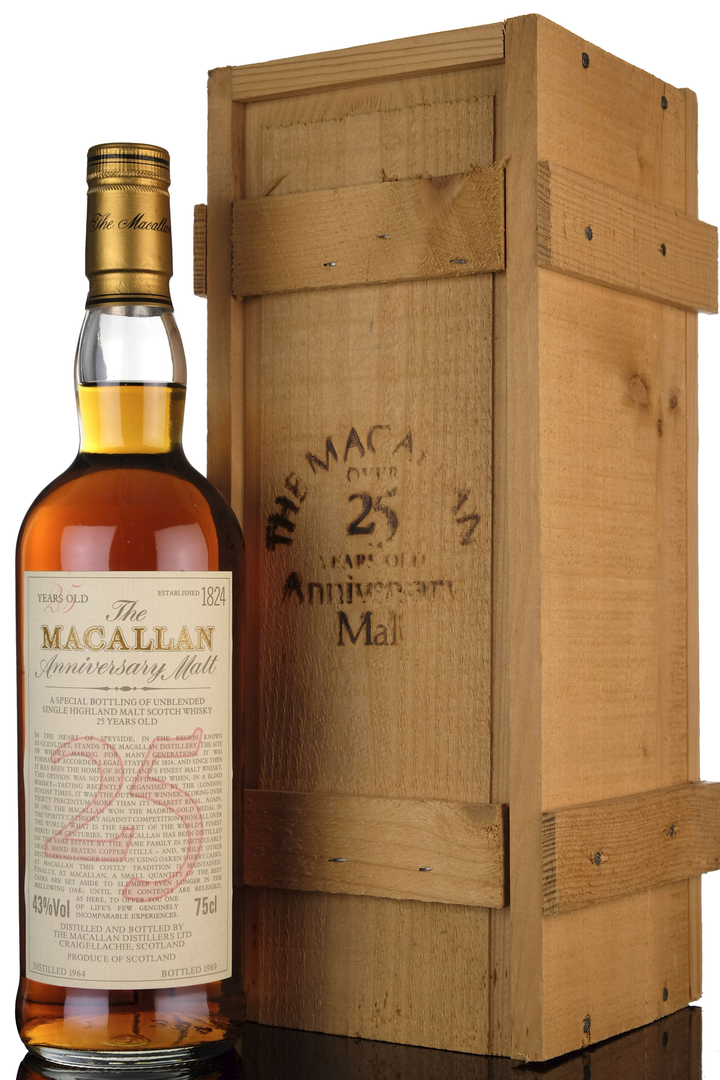 Macallan 1964-1989 - 25 Year Old Anniversary Malt