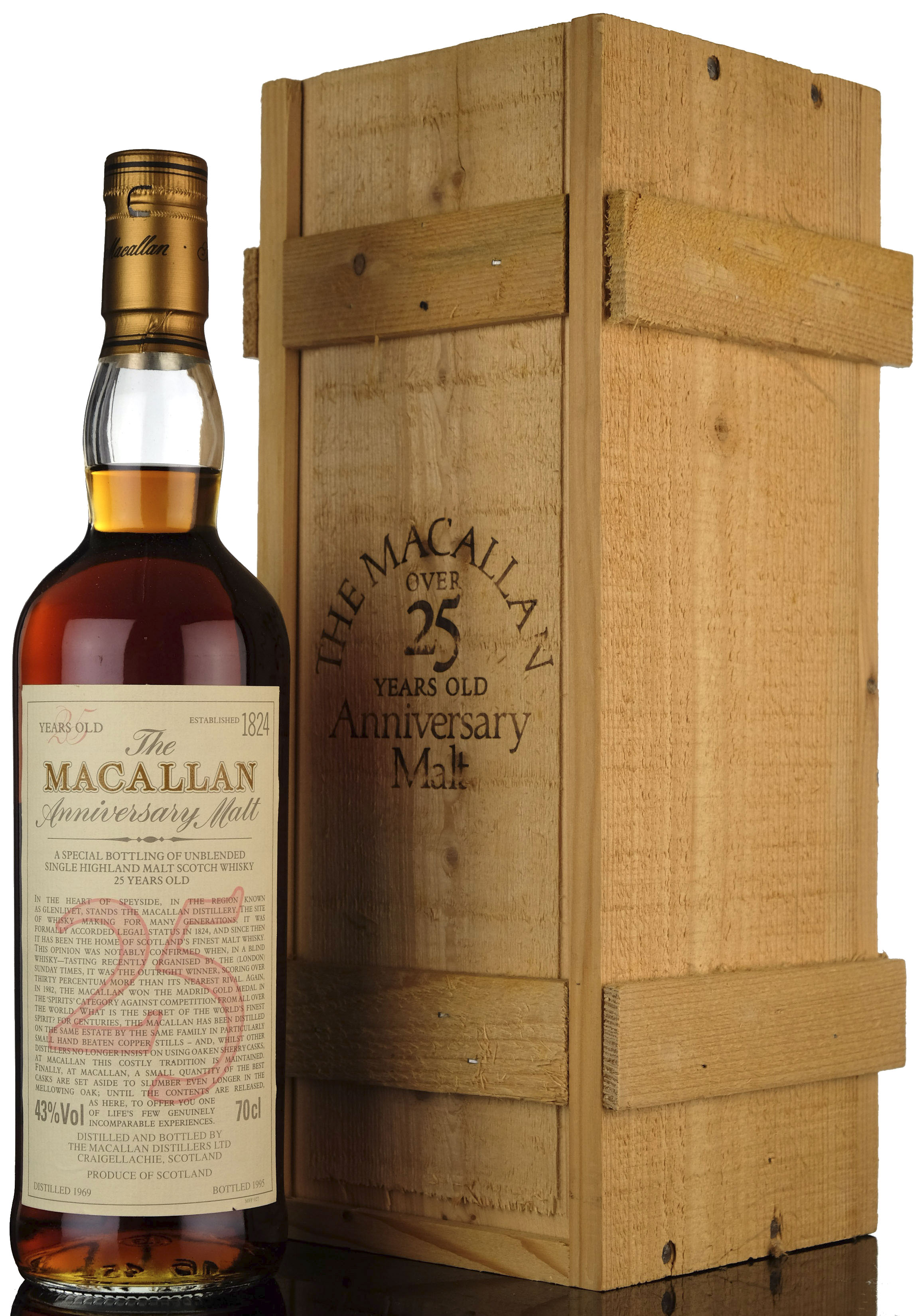 Macallan 1969-1995 - 25 Year Old Anniversary Malt