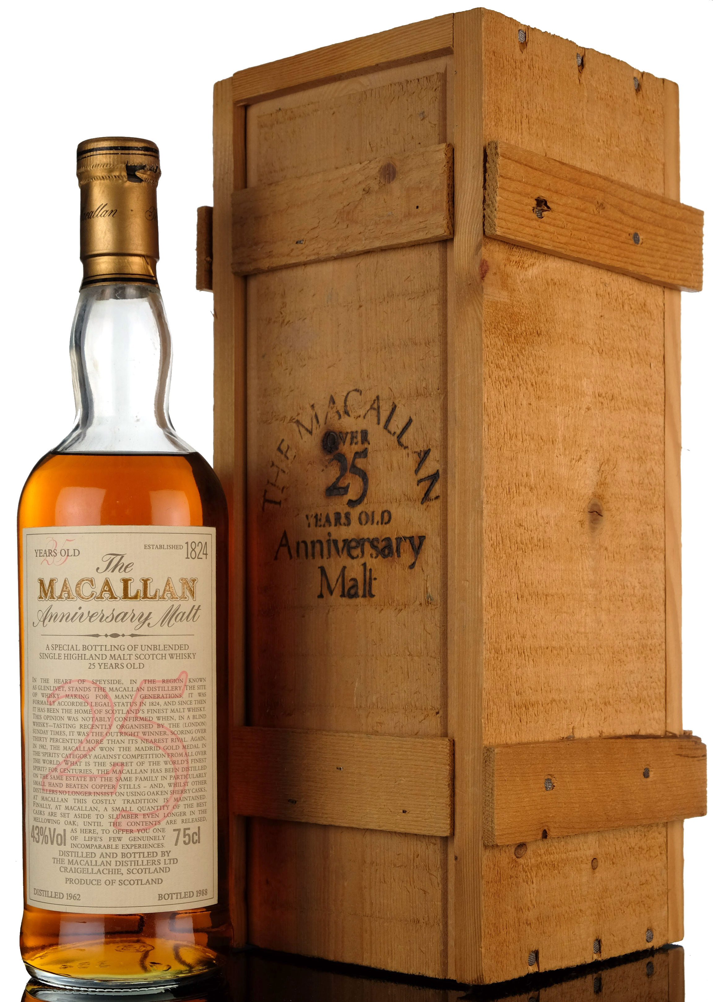 Macallan 1962-1988 - 25 Year Old Anniversary Malt