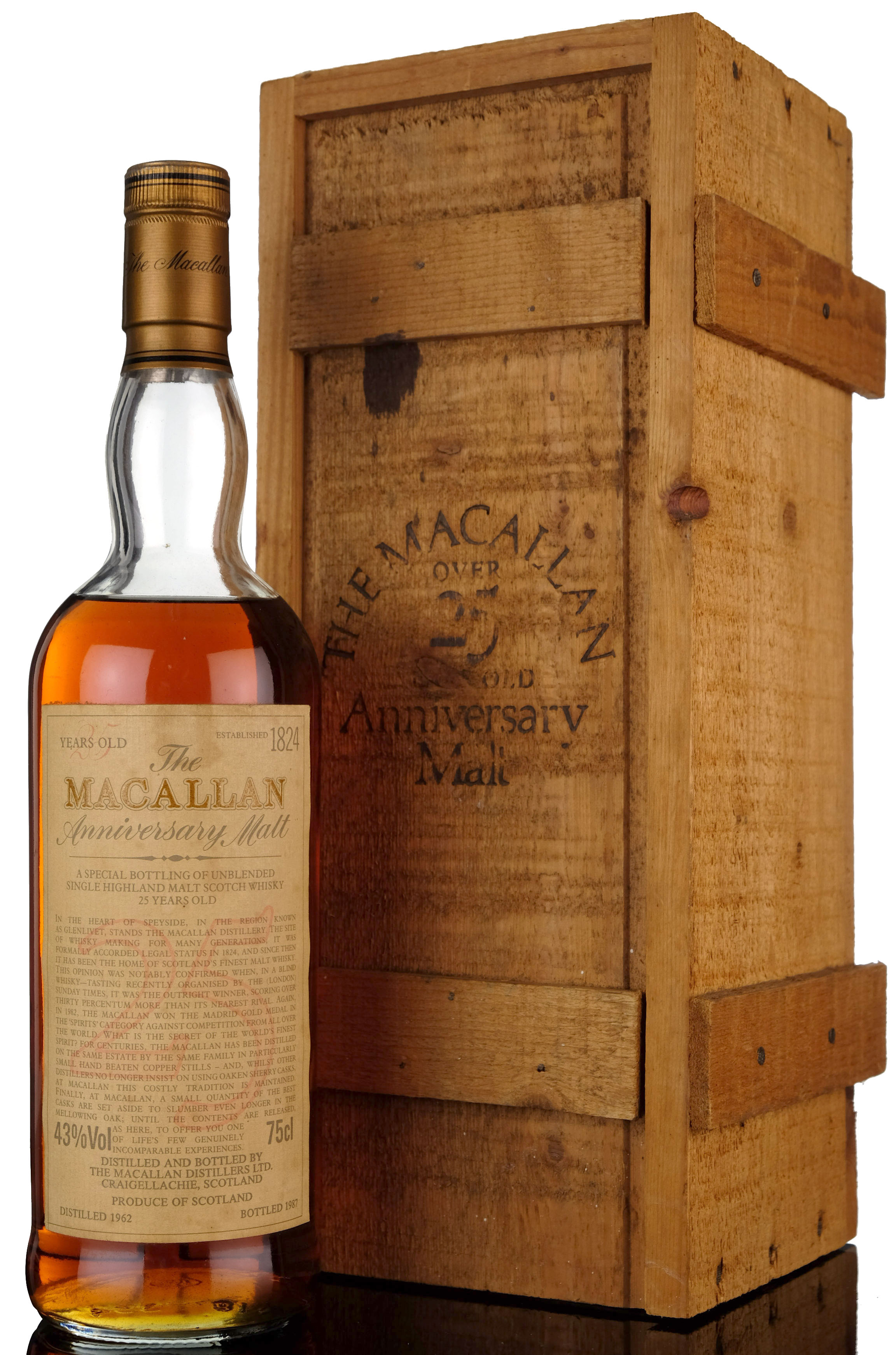 Macallan 1962-1987 - 25 Year Old Anniversary Malt