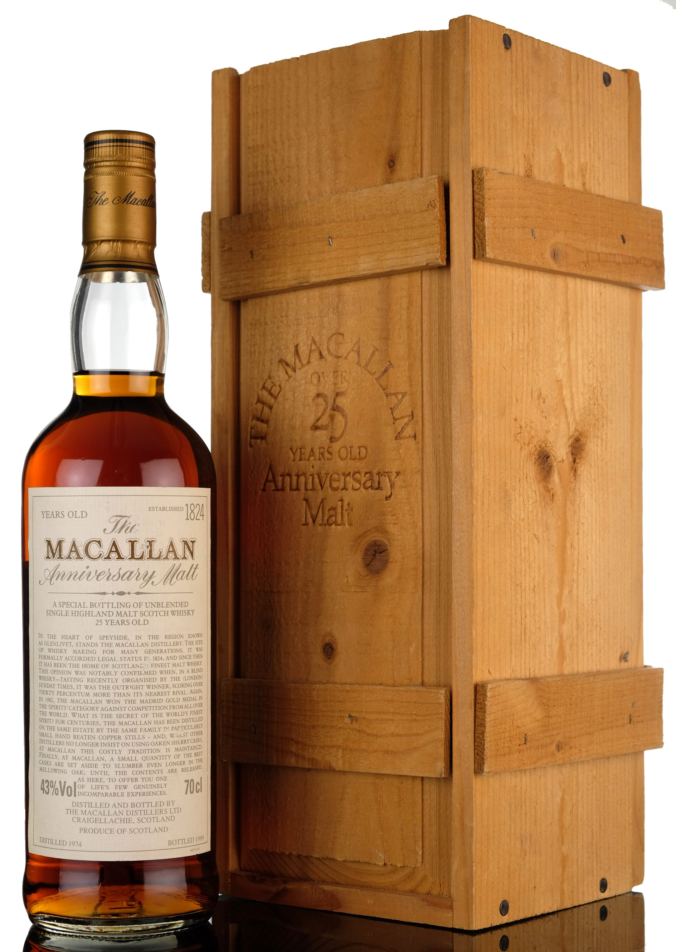 Macallan 1974-1999 - 25 Year Old Anniversary Malt