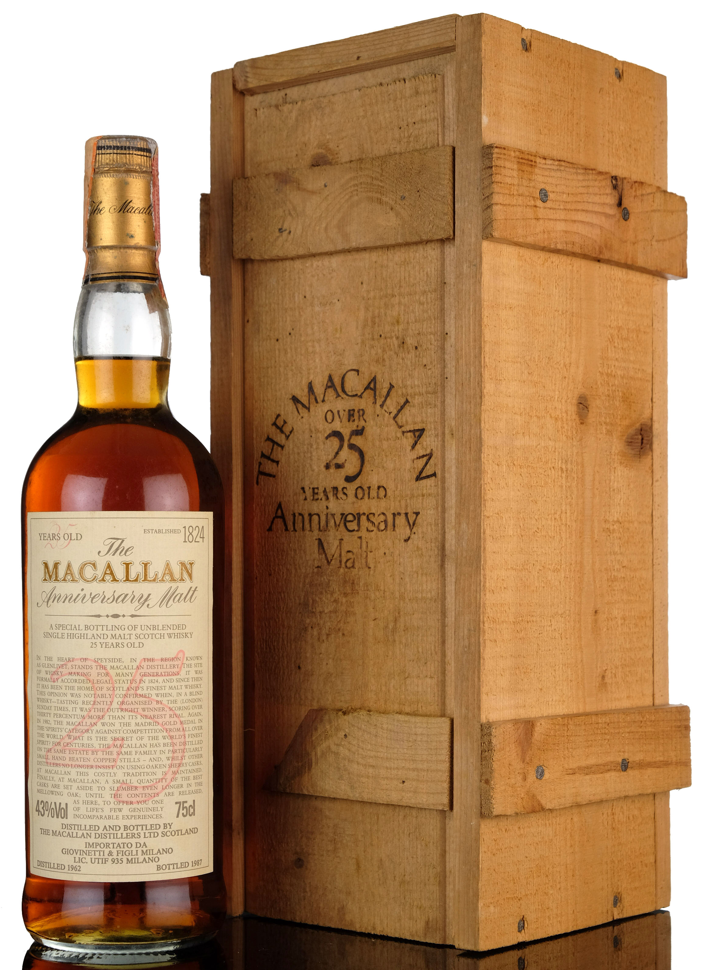 Macallan 1962-1987 - 25 Year Old Anniversary Malt