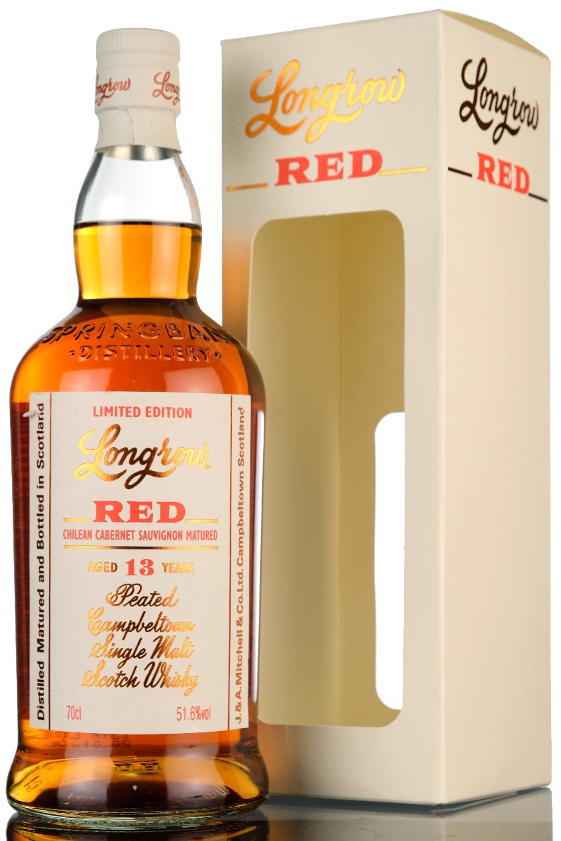 Longrow Red 13 Year Old - Chilean Cabernet Sauvignon Cask - 2020 Release