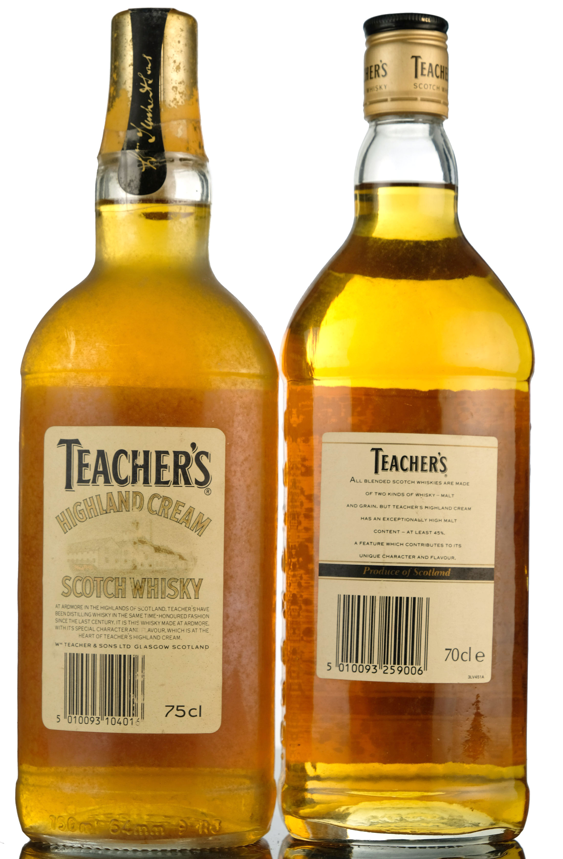 2 x Teachers Highland Cream