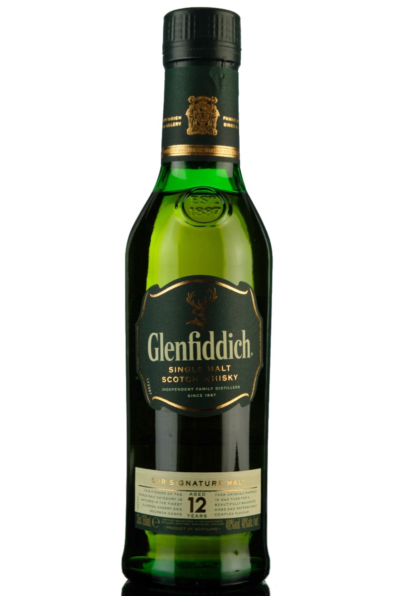 Glenfiddich 12 Year Old - Half Bottle