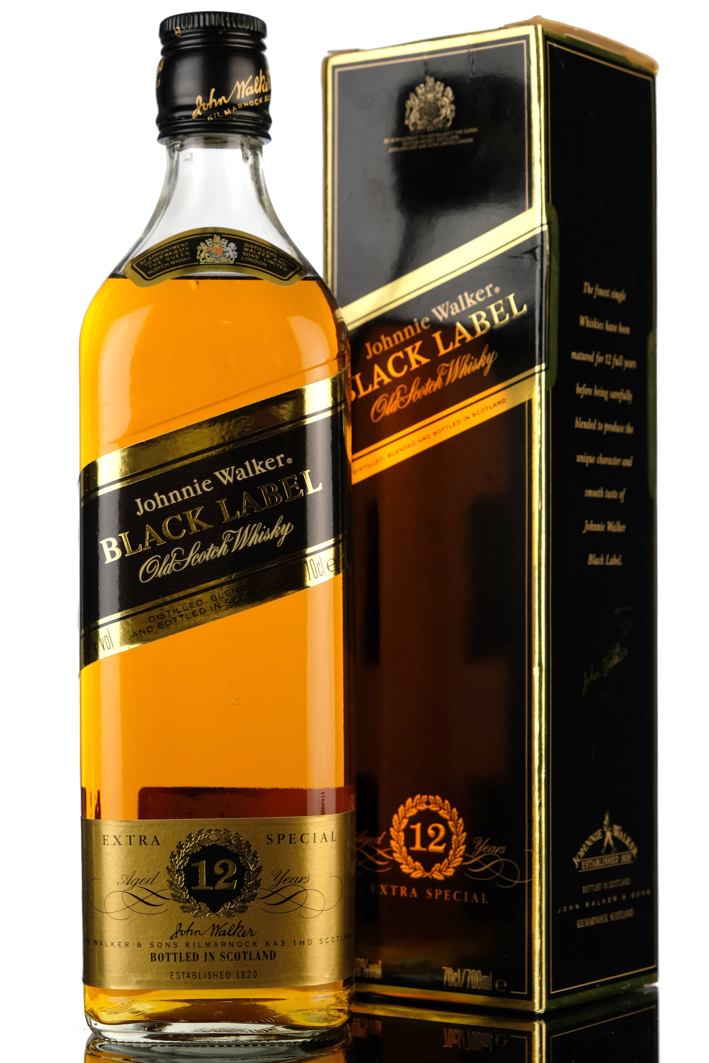 Johnnie Walker 12 Year Old - Black Label - Extra Special - 1990s
