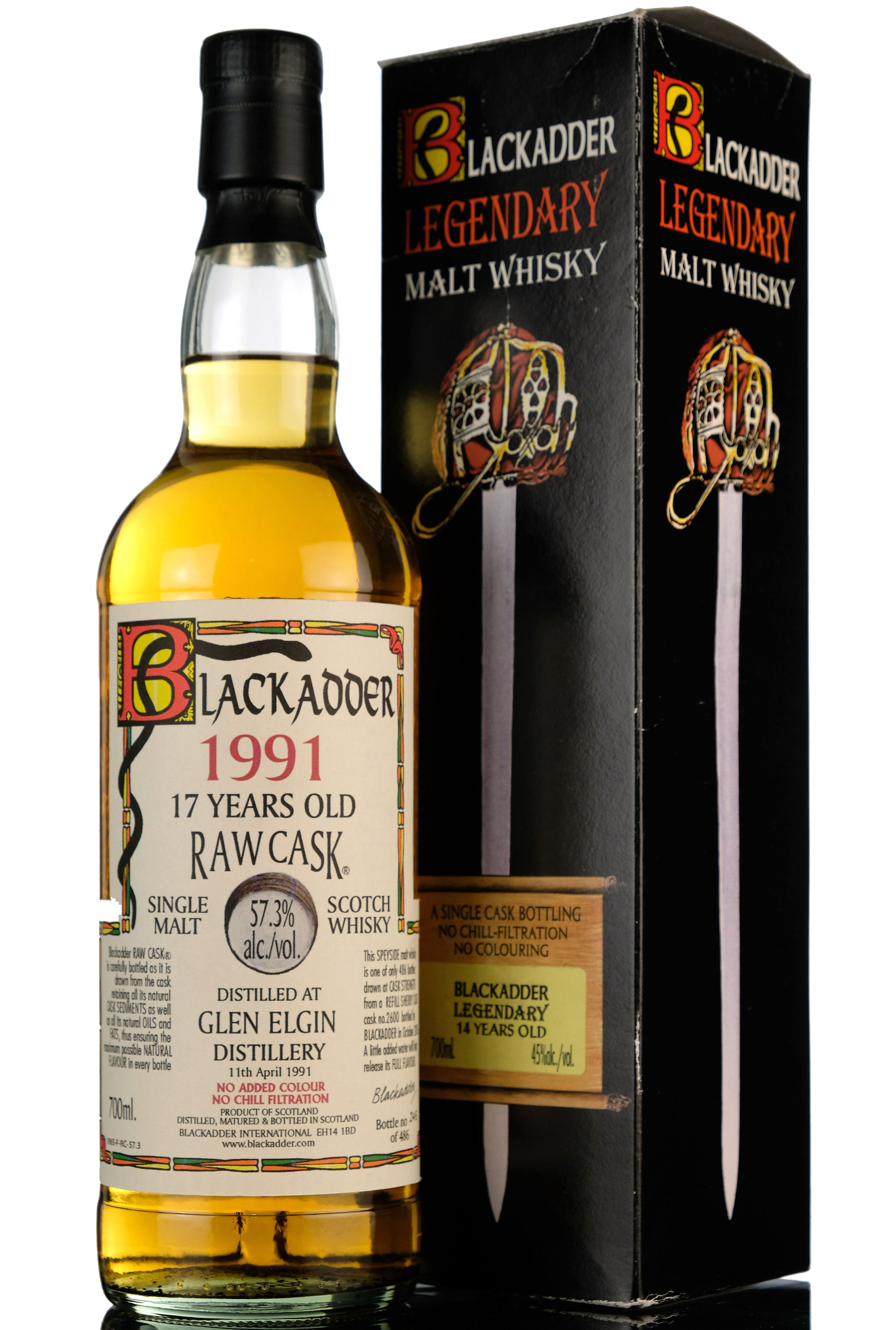 Glen Elgin 1991-2008 - 17 Year Old - Blackadder Raw Cask