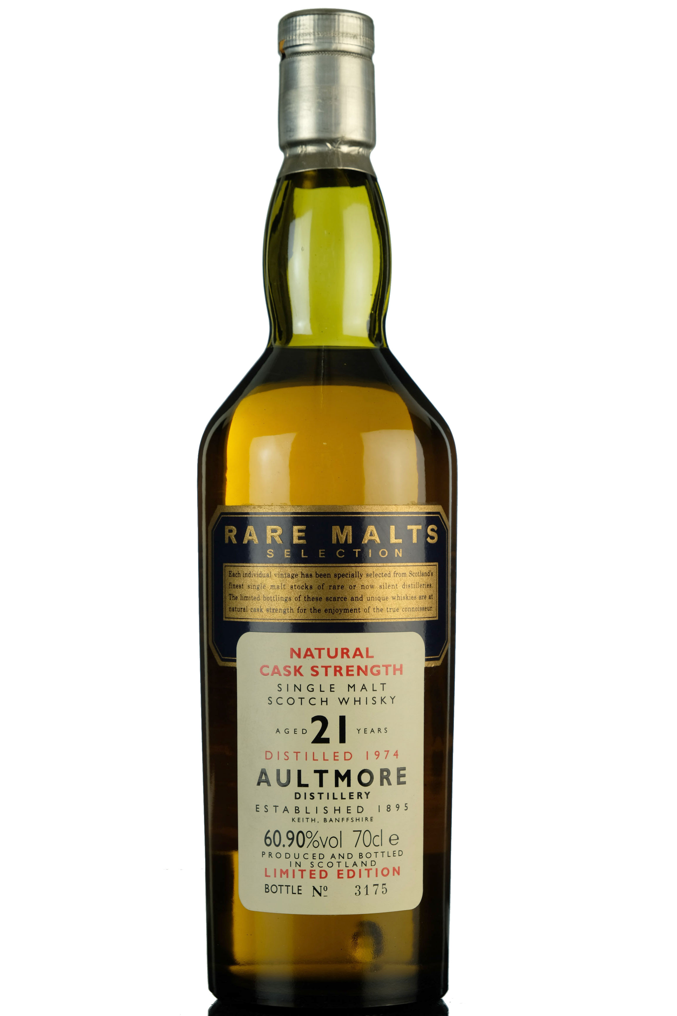 Aultmore 1974 - 21 Year Old - Rare Malts 60.90%