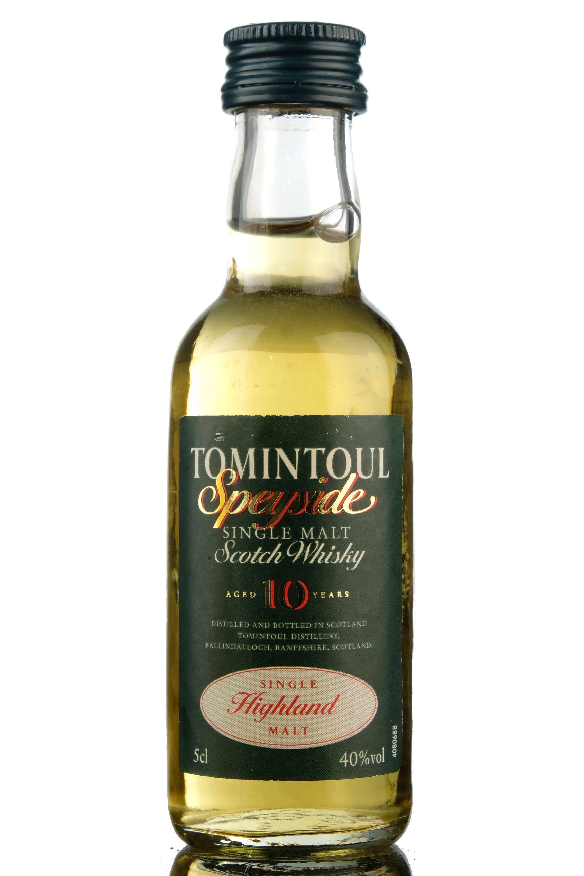 Tomintoul Speyside 10 Year Old Miniature