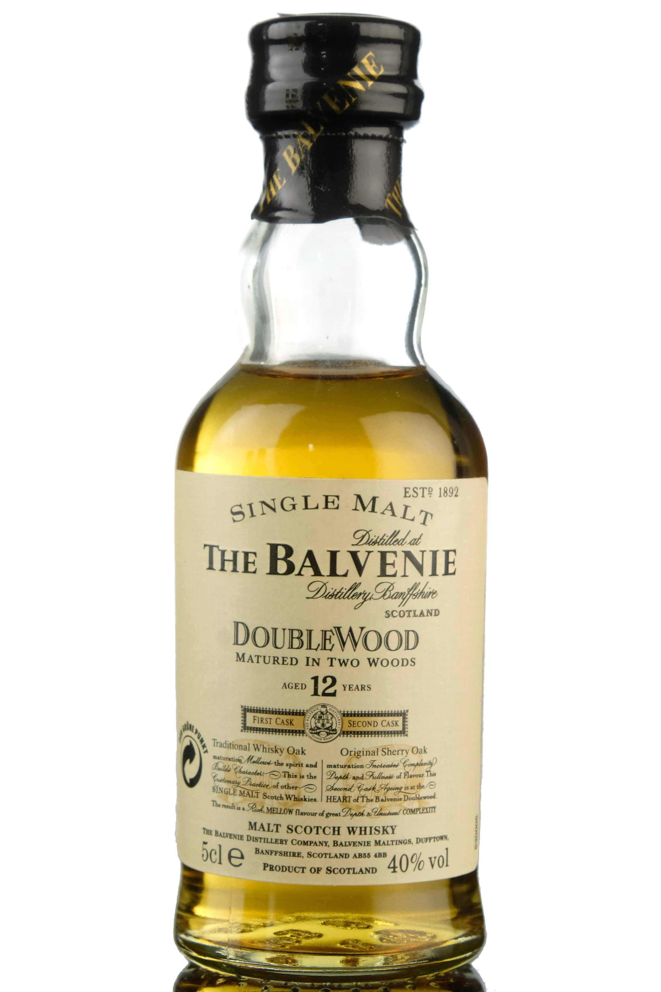 Balvenie 12 Year Old - Doublewood Miniature