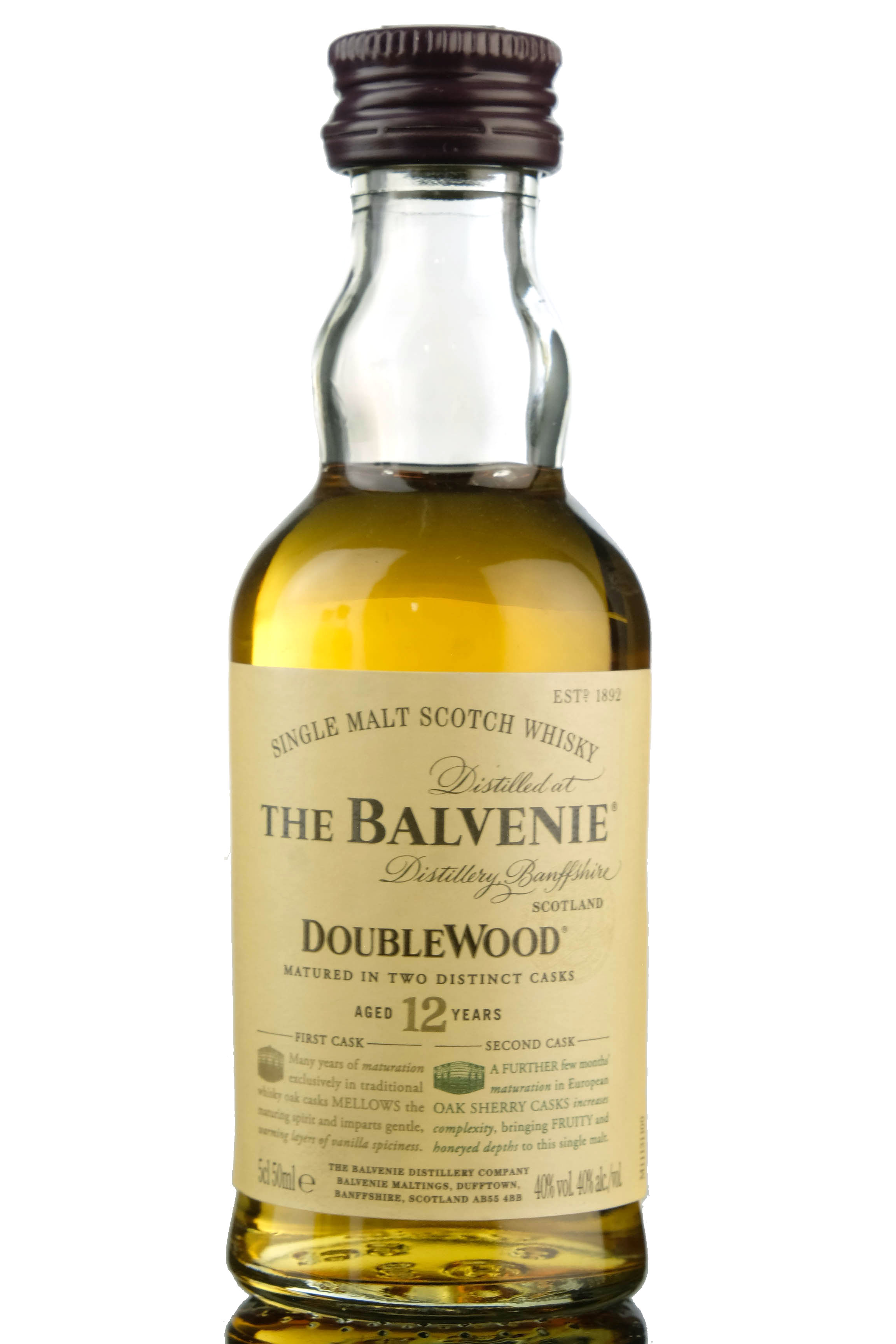 Balvenie 12 Year Old - Doublewood Miniature