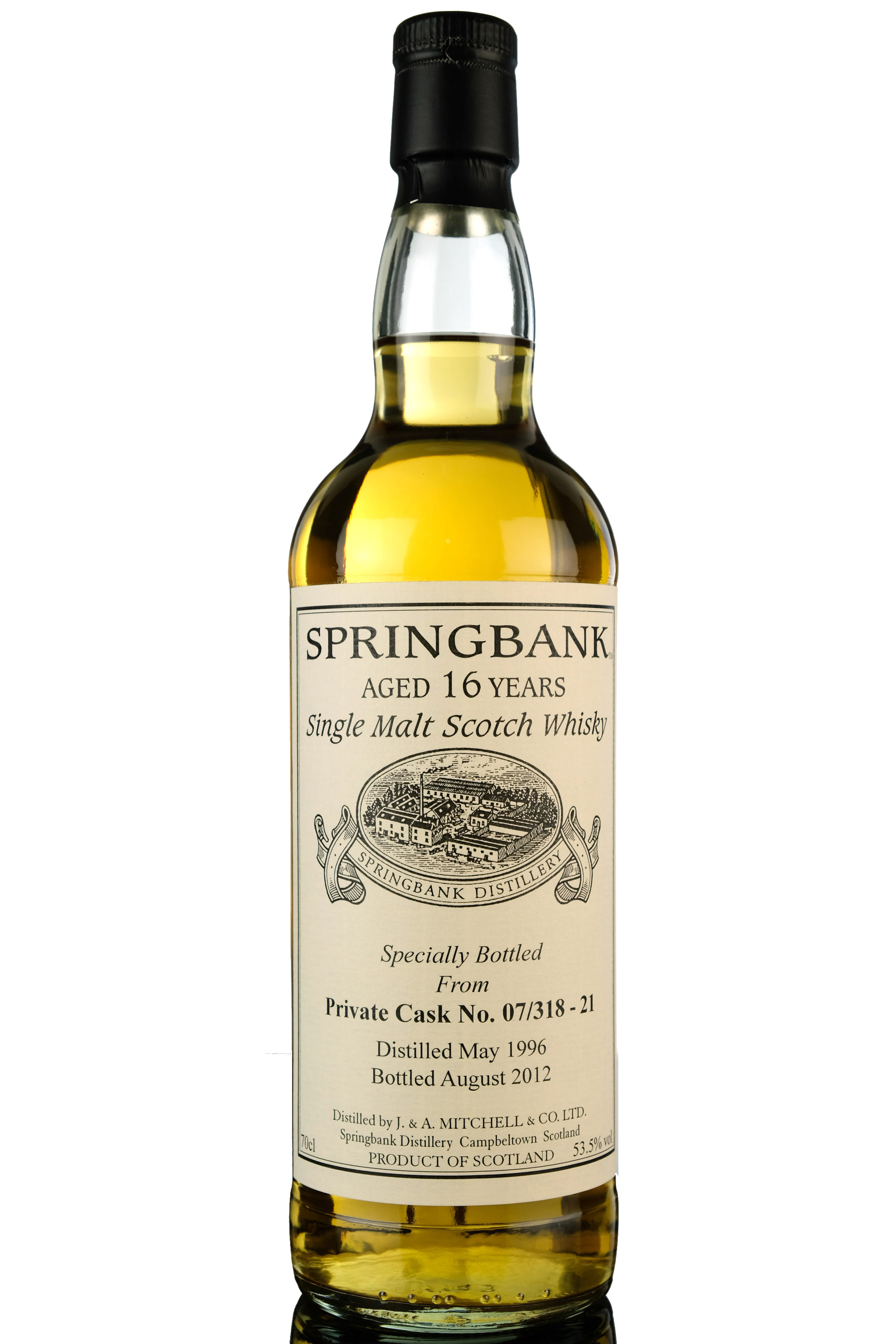 Springbank 1996-2012 - 16 Year Old - Private Single Cask 07/318-21