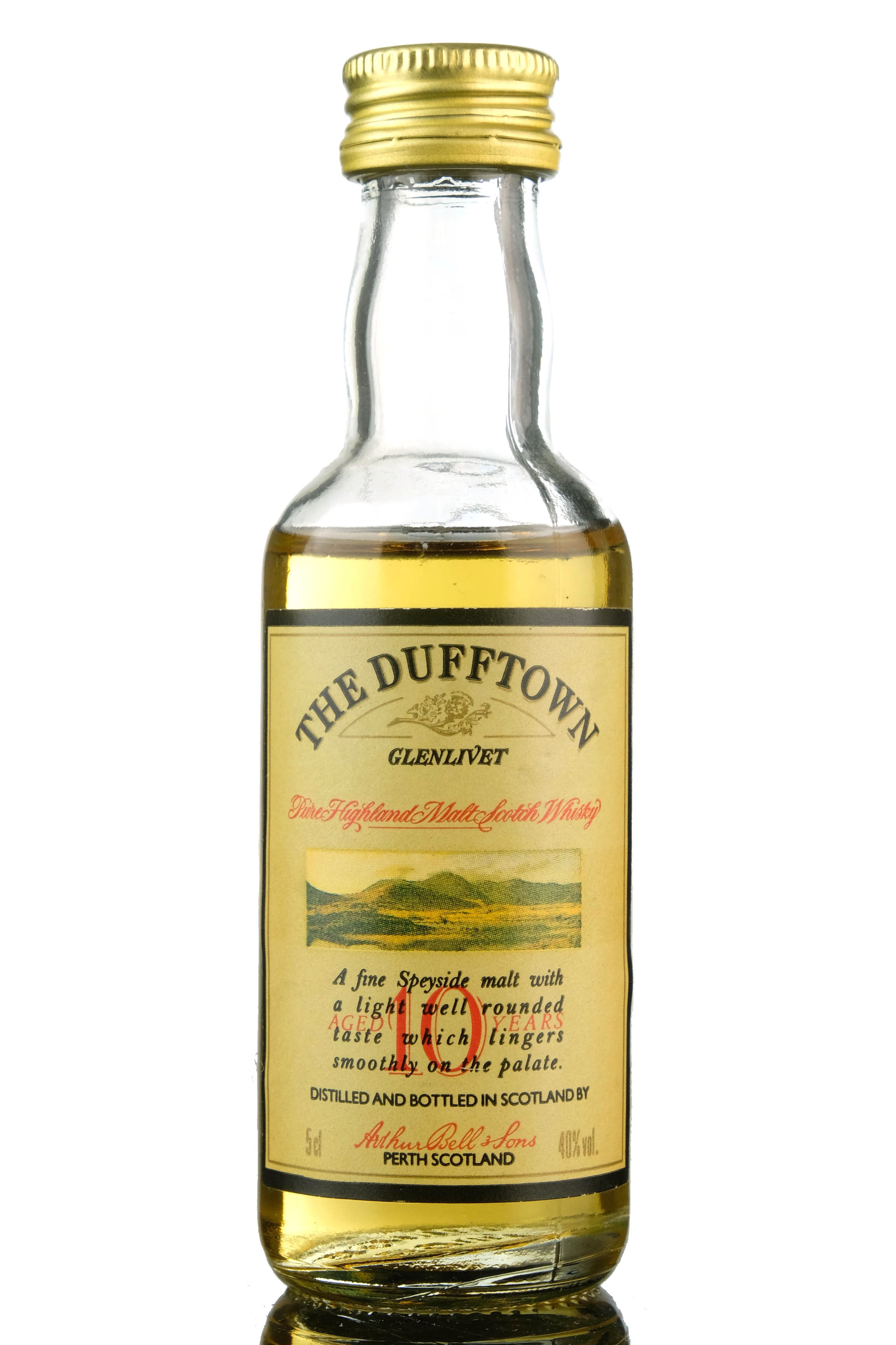 Dufftown-Glenlivet 10 Year Old Miniature