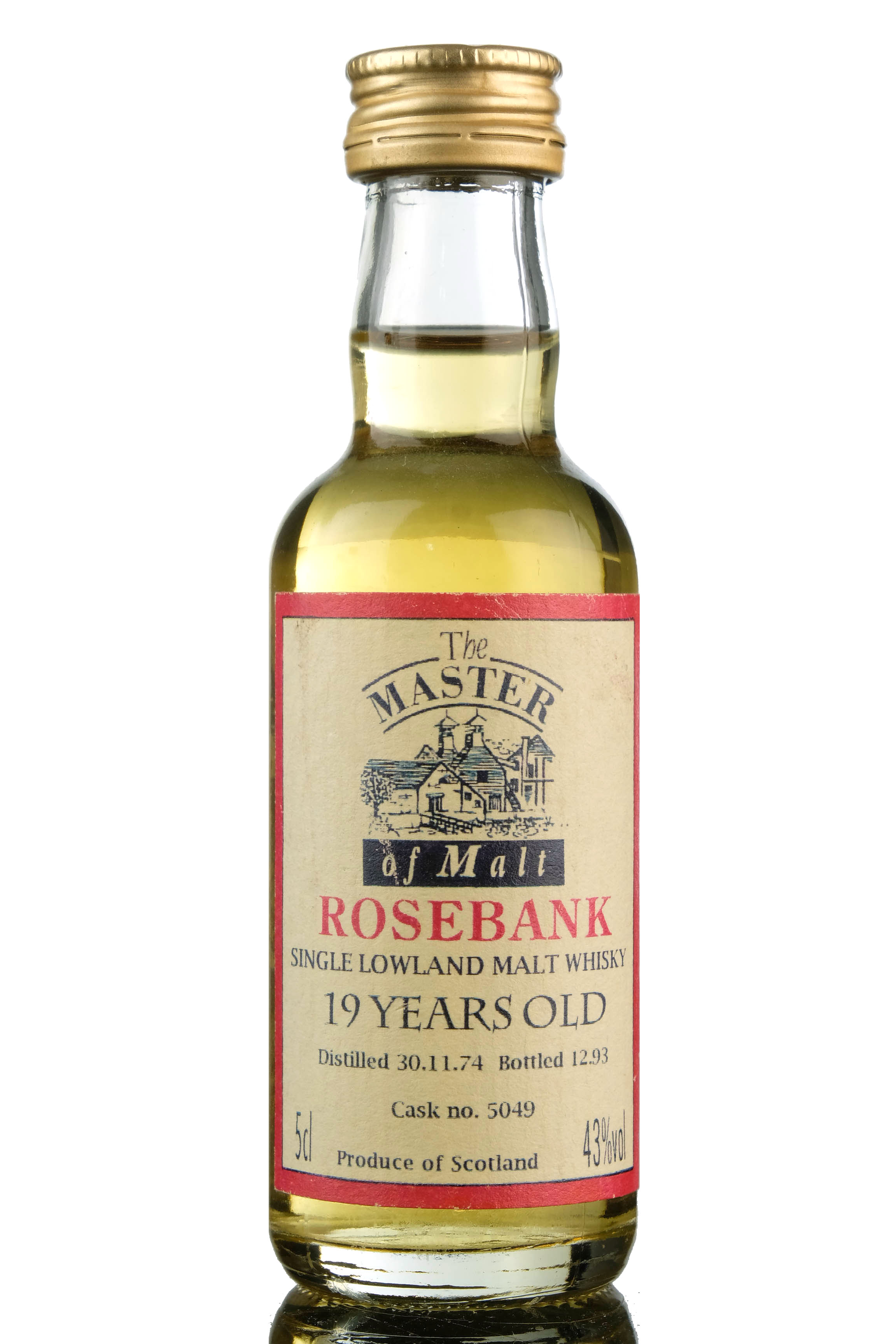 Rosebank 1974-1993 - 19 Year Old - Master Of Malt Miniature