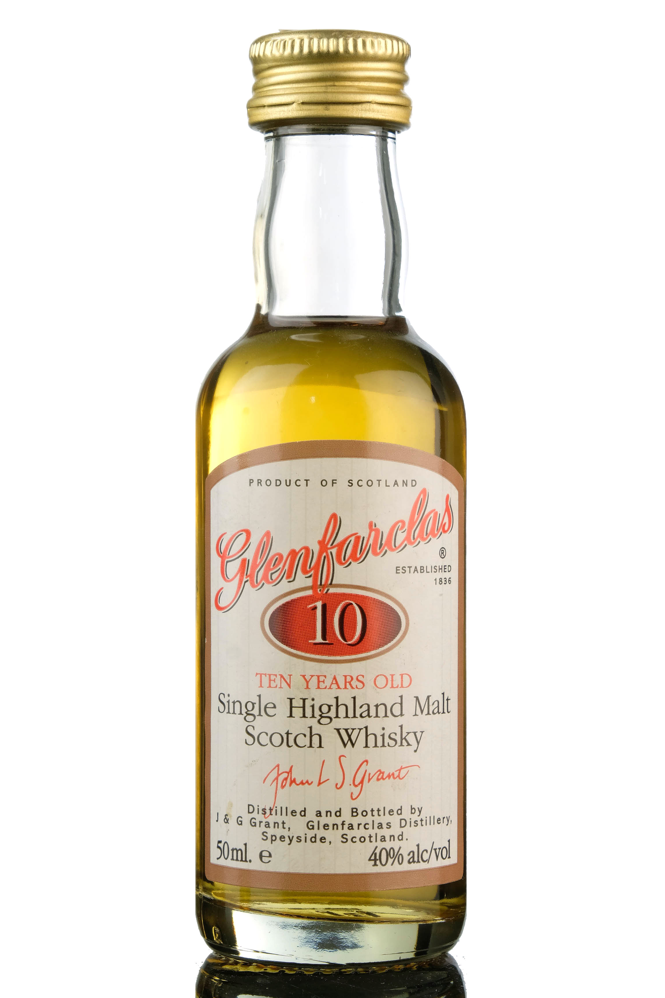 Glenfarclas 10 Year Old Miniature