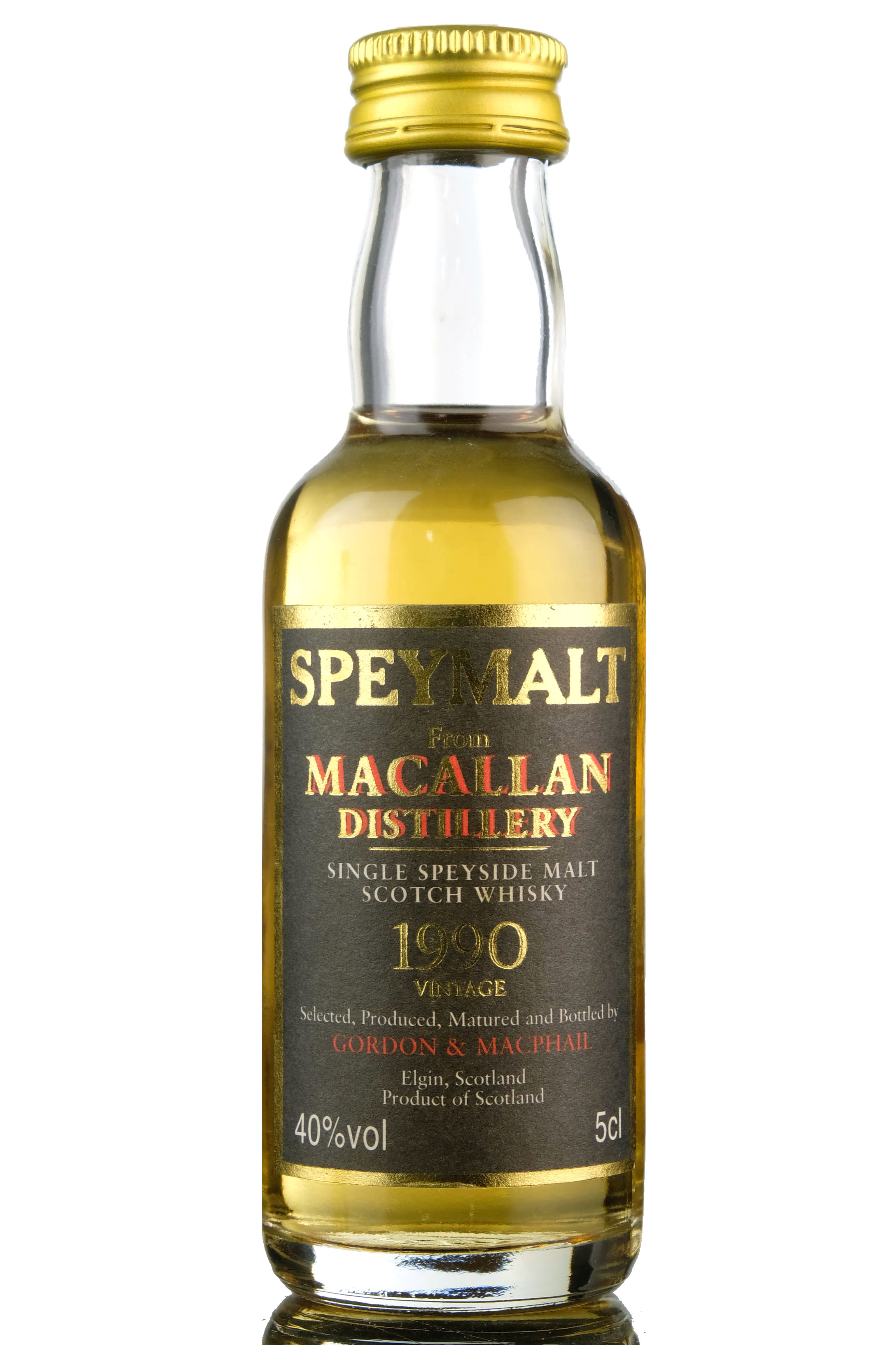 Macallan 1990 Speymalt - Gordon & MacPhail Miniature