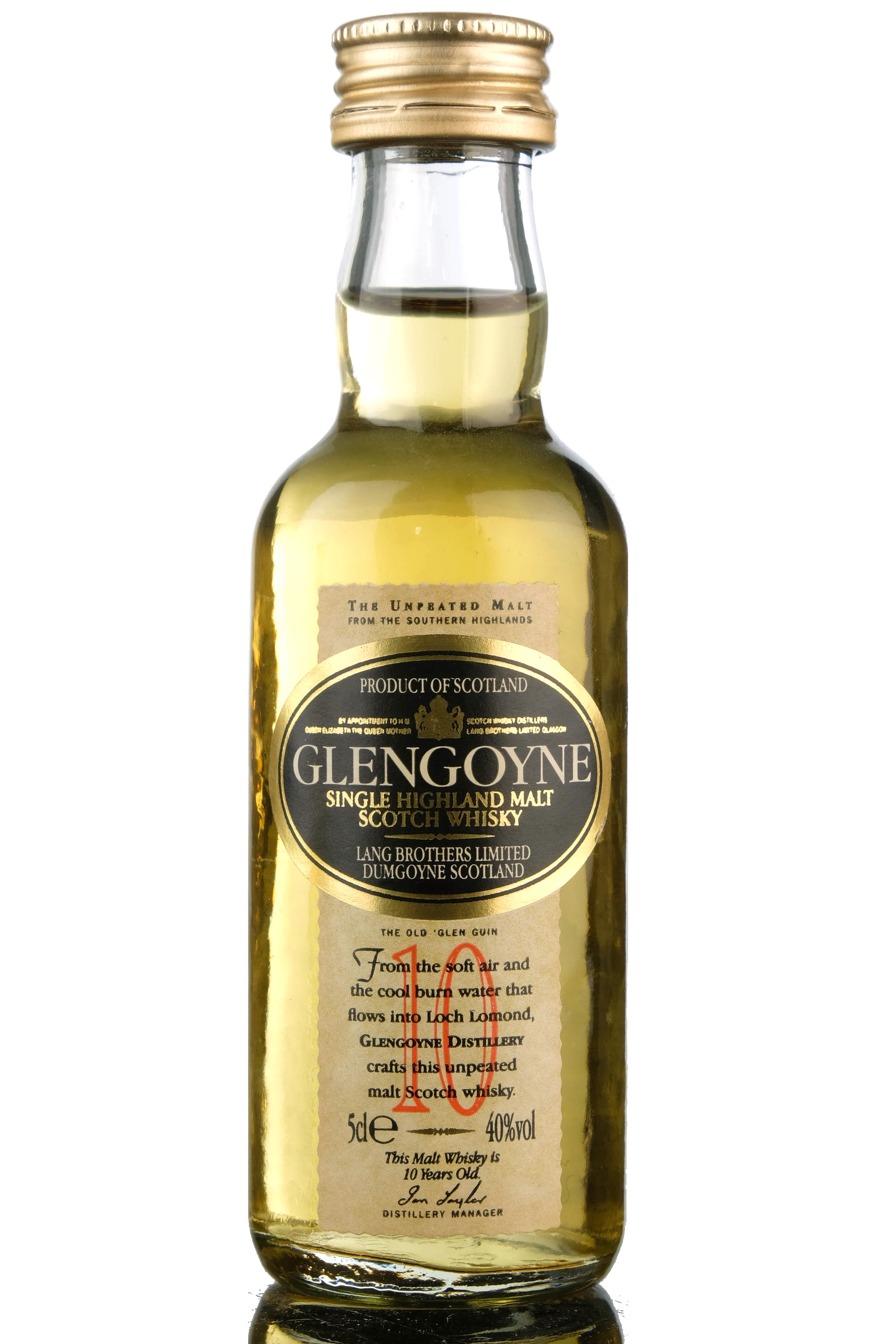 Glengoyne 10 Year Old Miniature