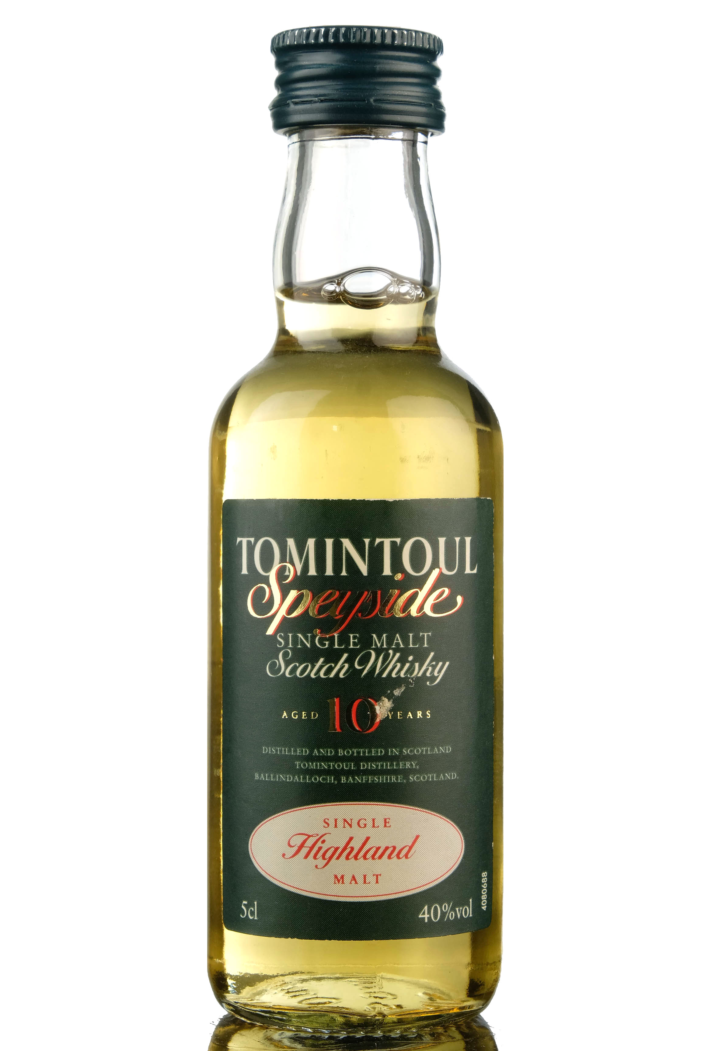 Tomintoul Speyside 10 Year Old Miniature