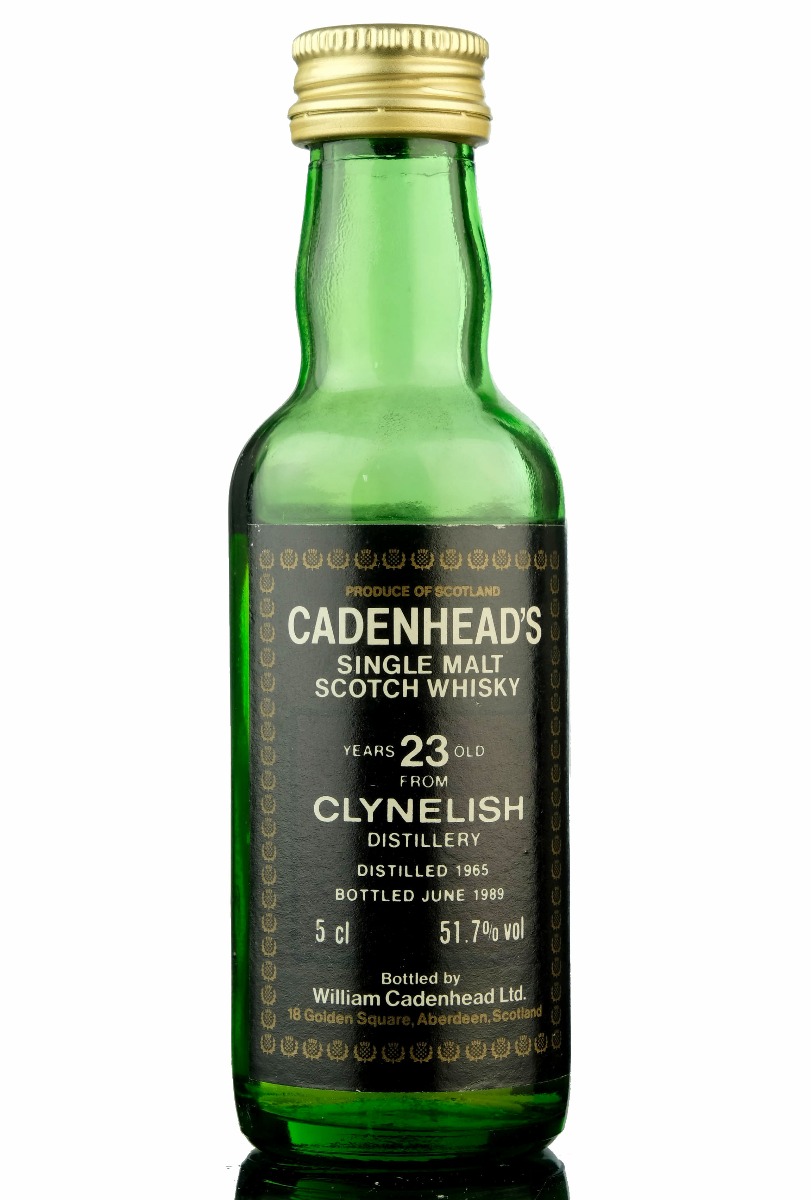 Clynelish 1965-1989 - 23 Year Old - Cadenheads - Miniature