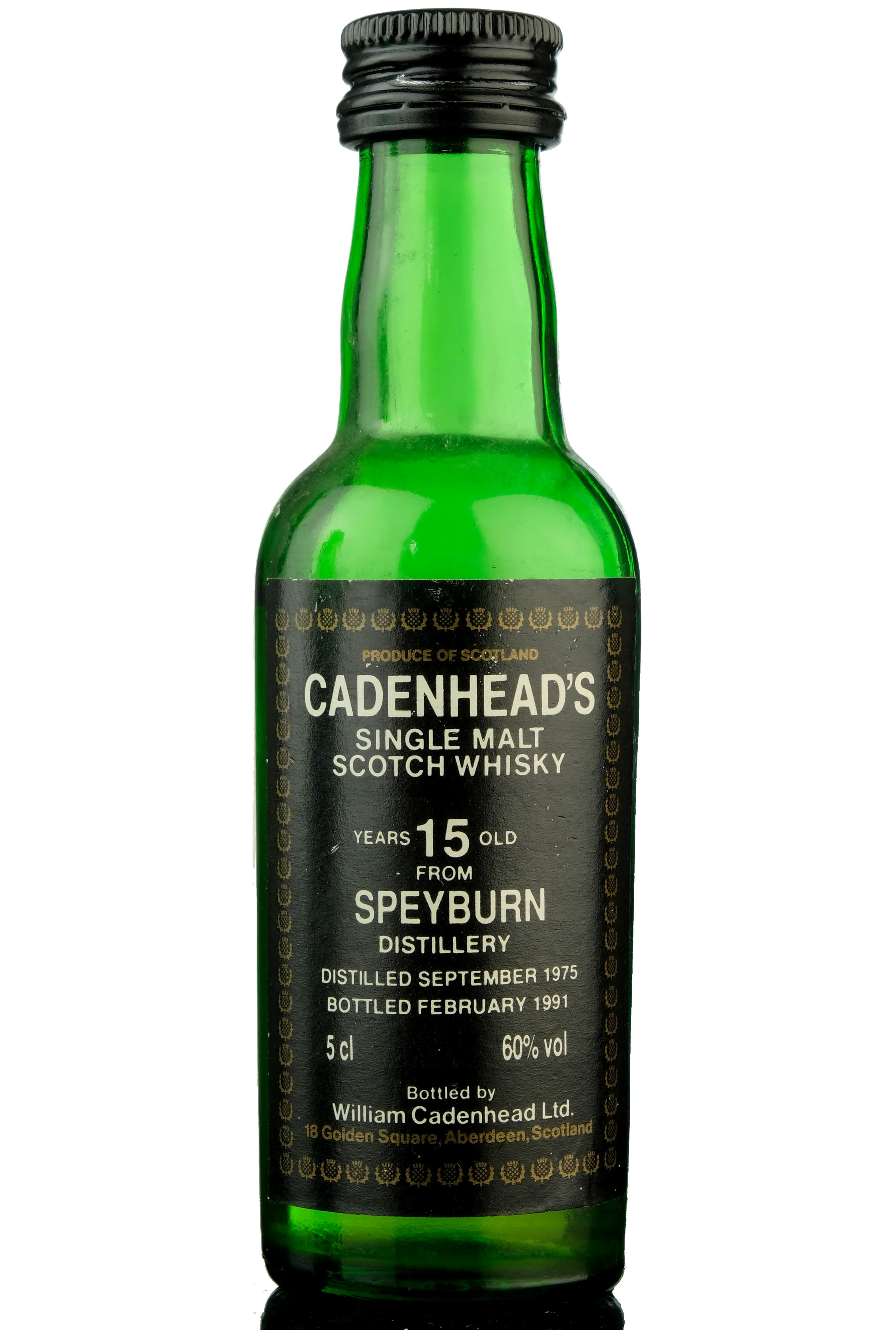 Speyburn 1975-1991 - 15 Year Old - Cadenheads Miniature