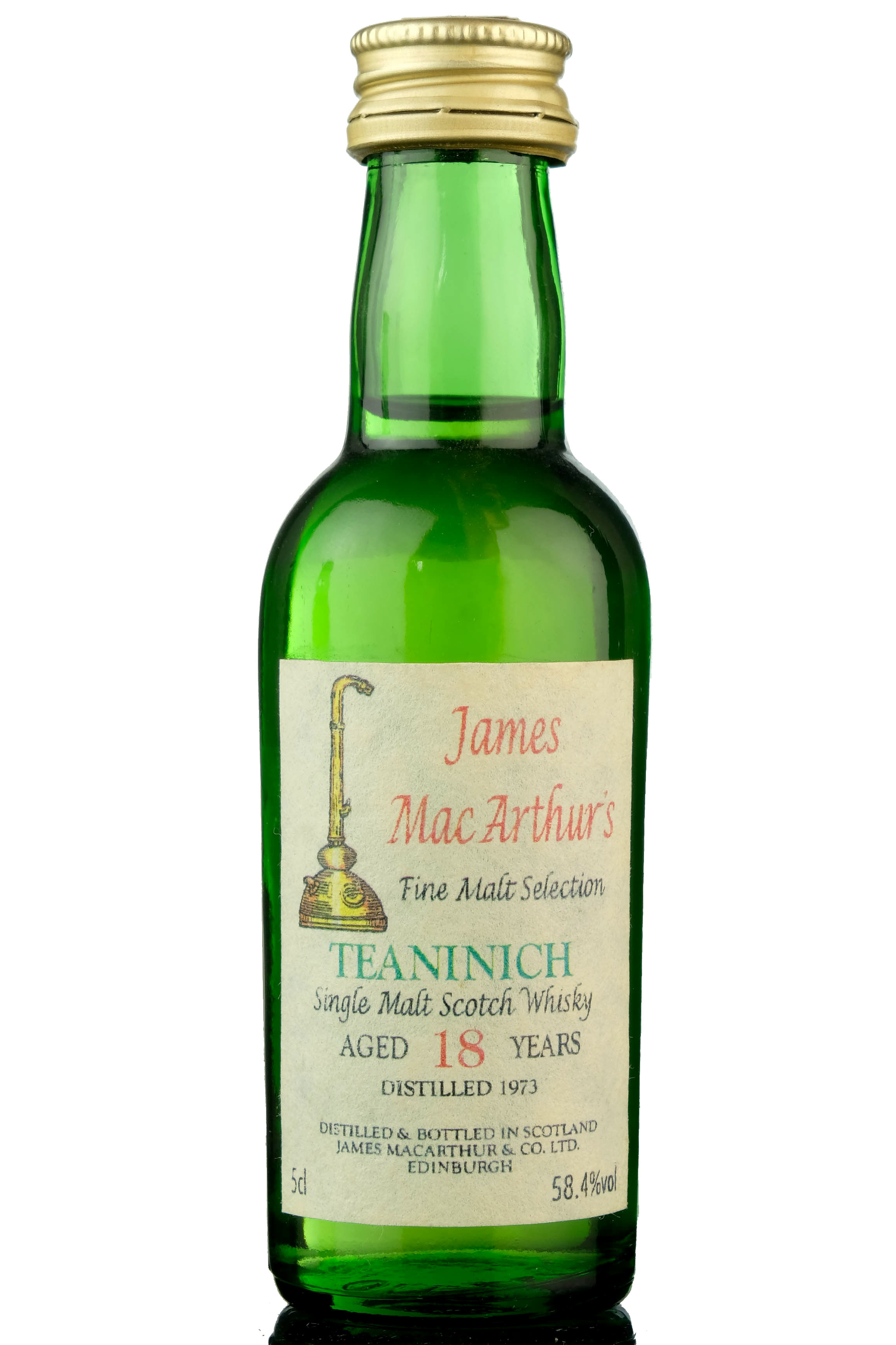 Teaninich 1973 - 18 Year Old - James MacArthur - Fine Malt Selection Miniature