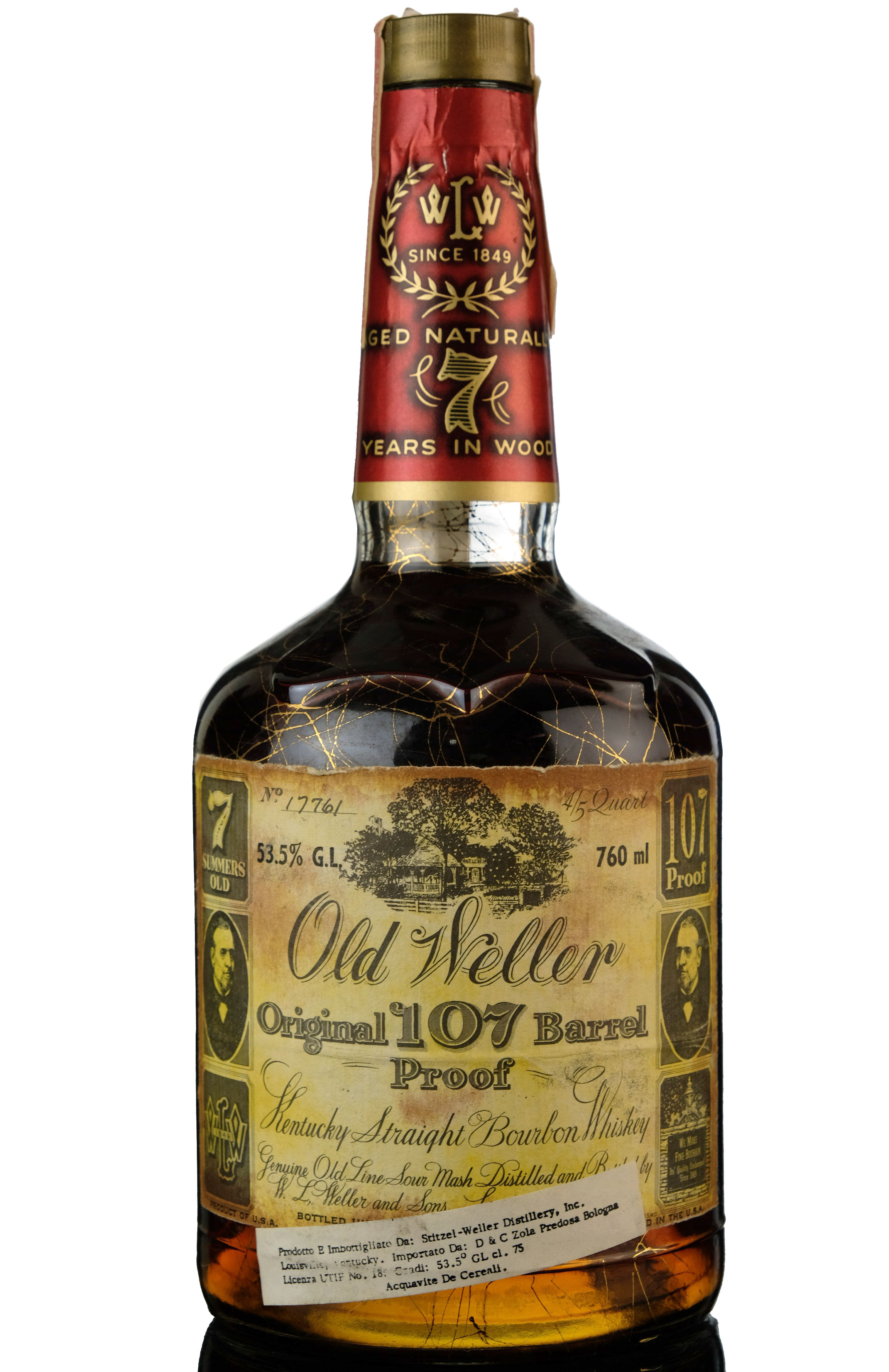 Old Weller 7 Year Old - Kentucky Straight Bourbon Whiskey