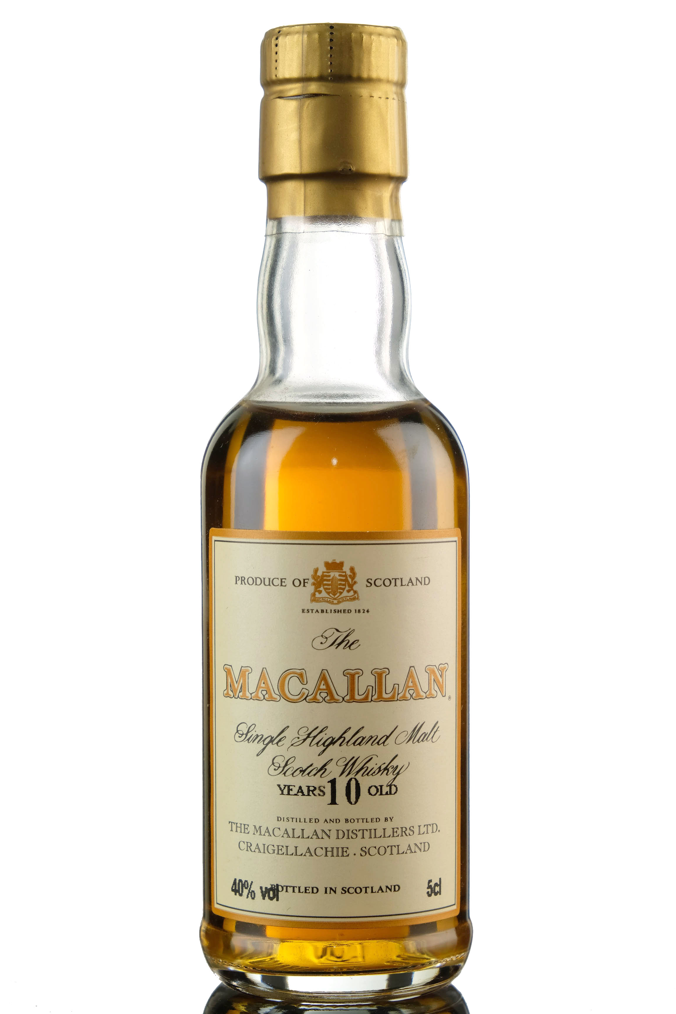 Macallan 10 Year Old Miniature