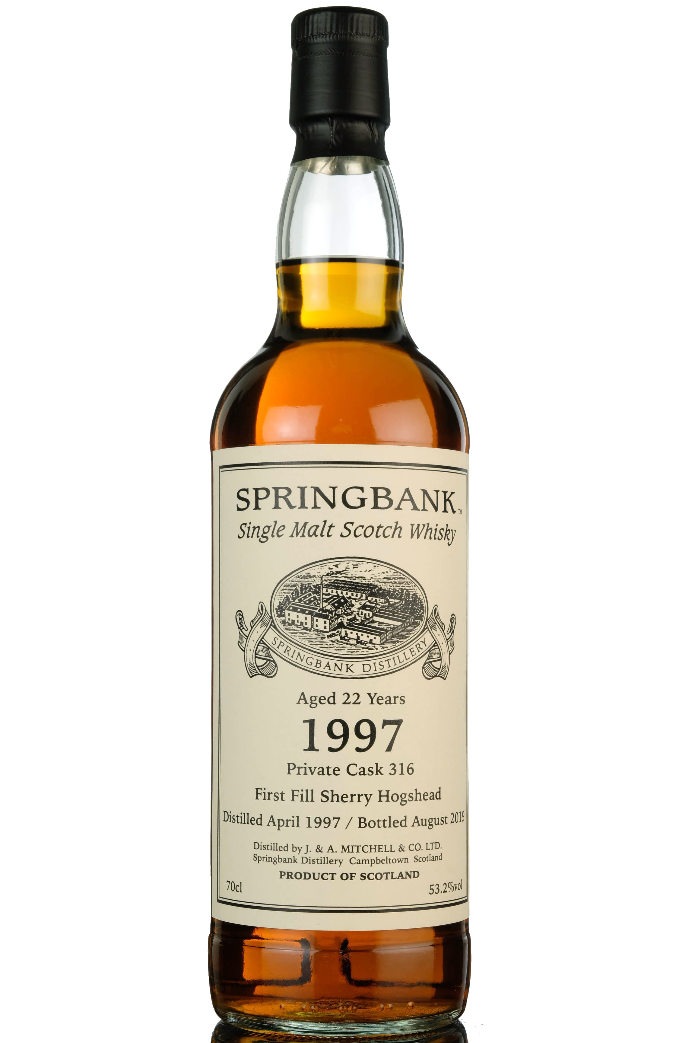 Springbank 1997-2019 - 22 Year Old - Private Bottling - Single Cask 316