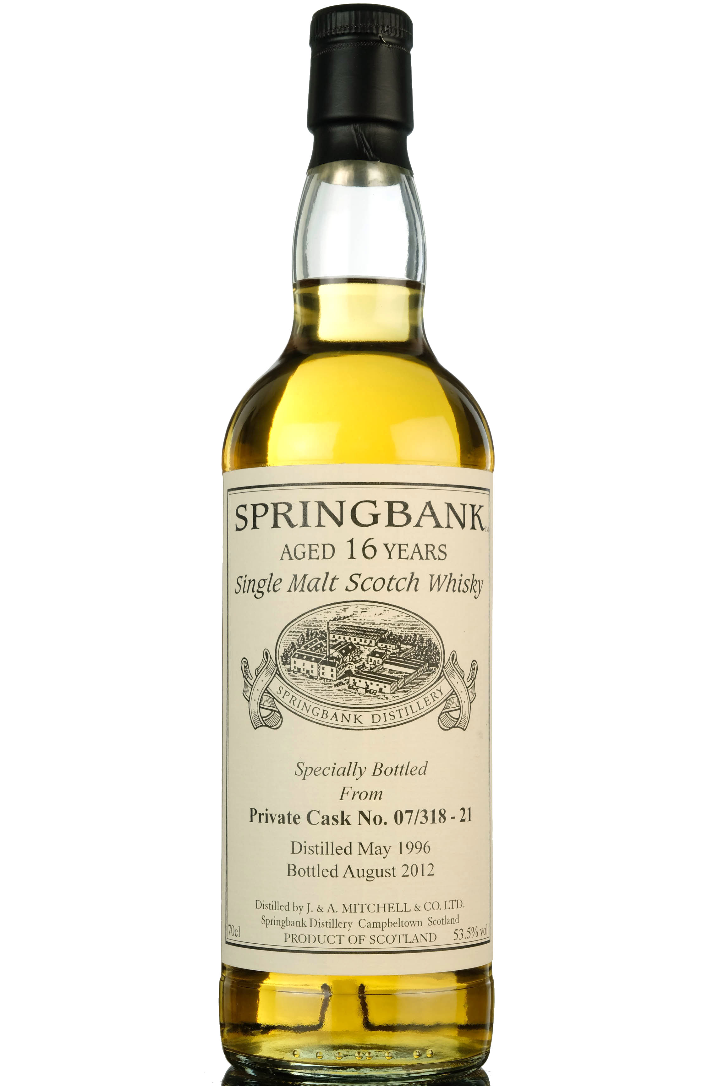 Springbank 1996-2014 - Custom Private Bottling - Single Cask 510