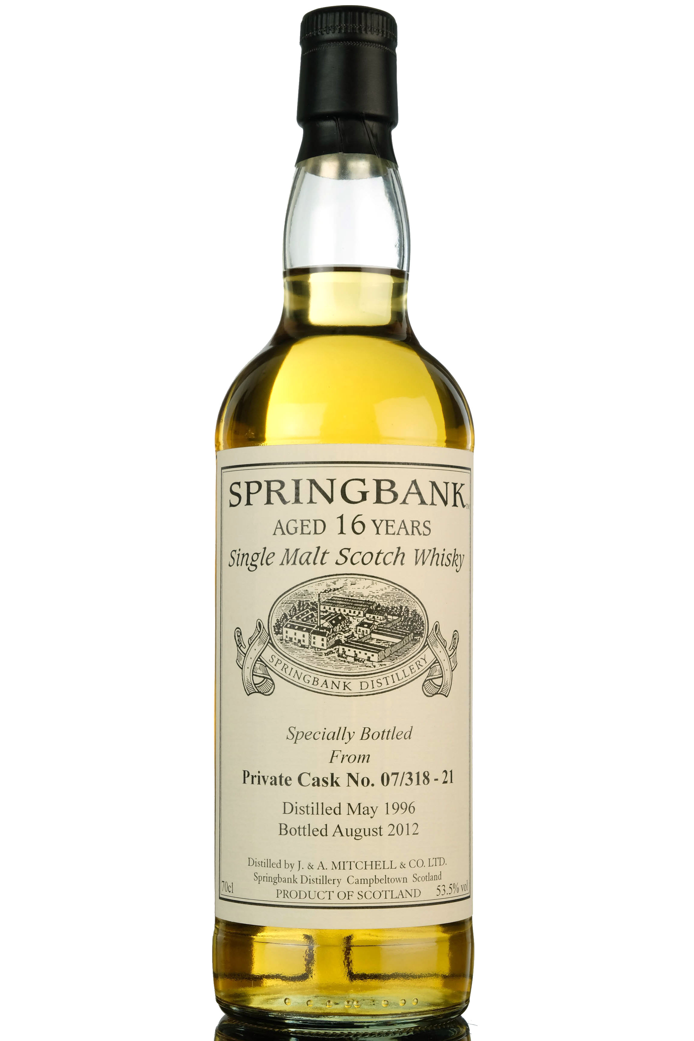 Springbank 1996-2014 - Custom Private Bottling - Single Cask 510