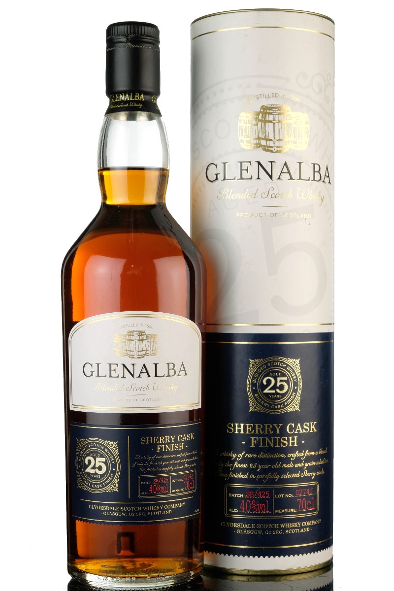 Glenalba 25 Year Old - Sherry Cask