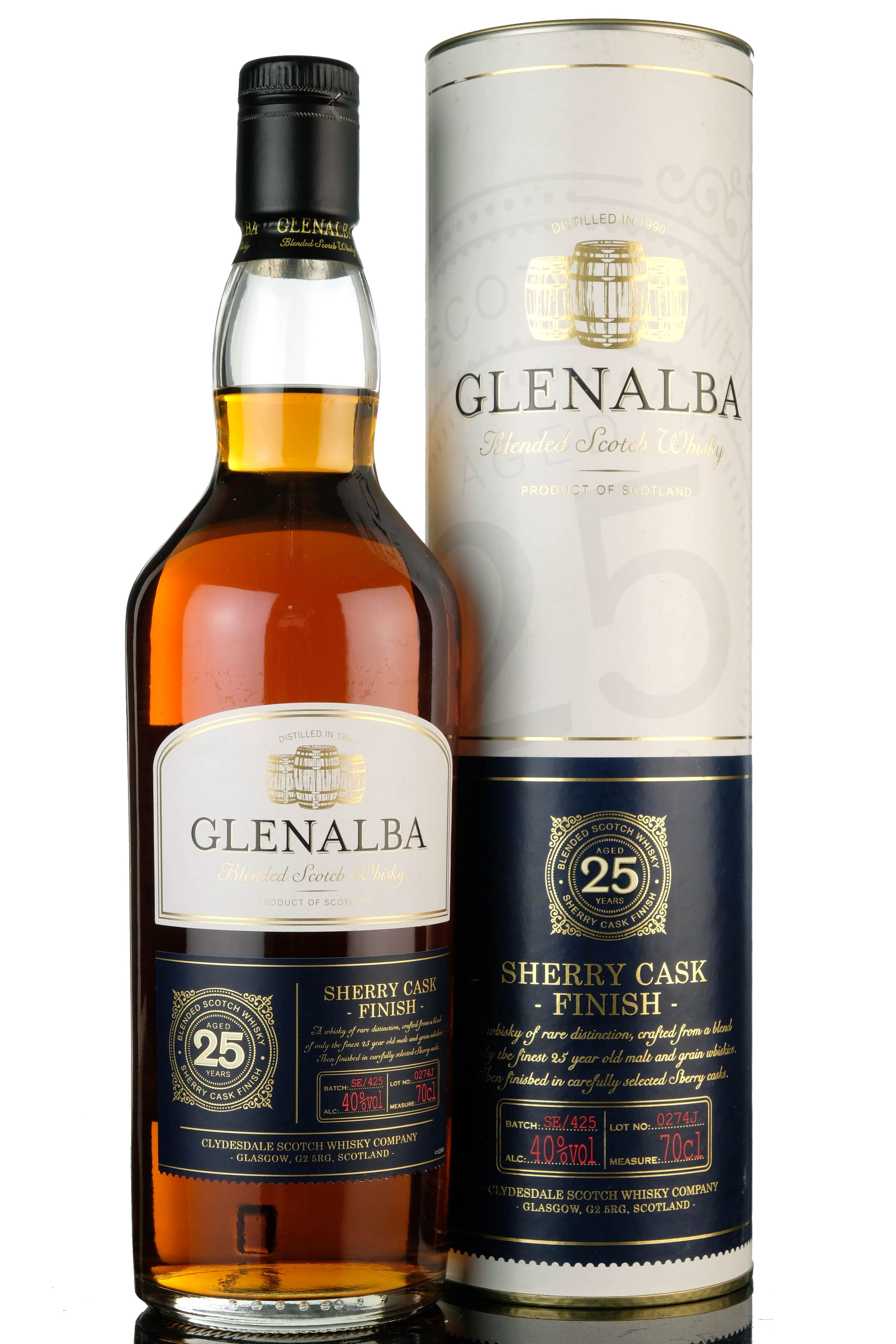 Glenalba 25 Year Old - Sherry Cask