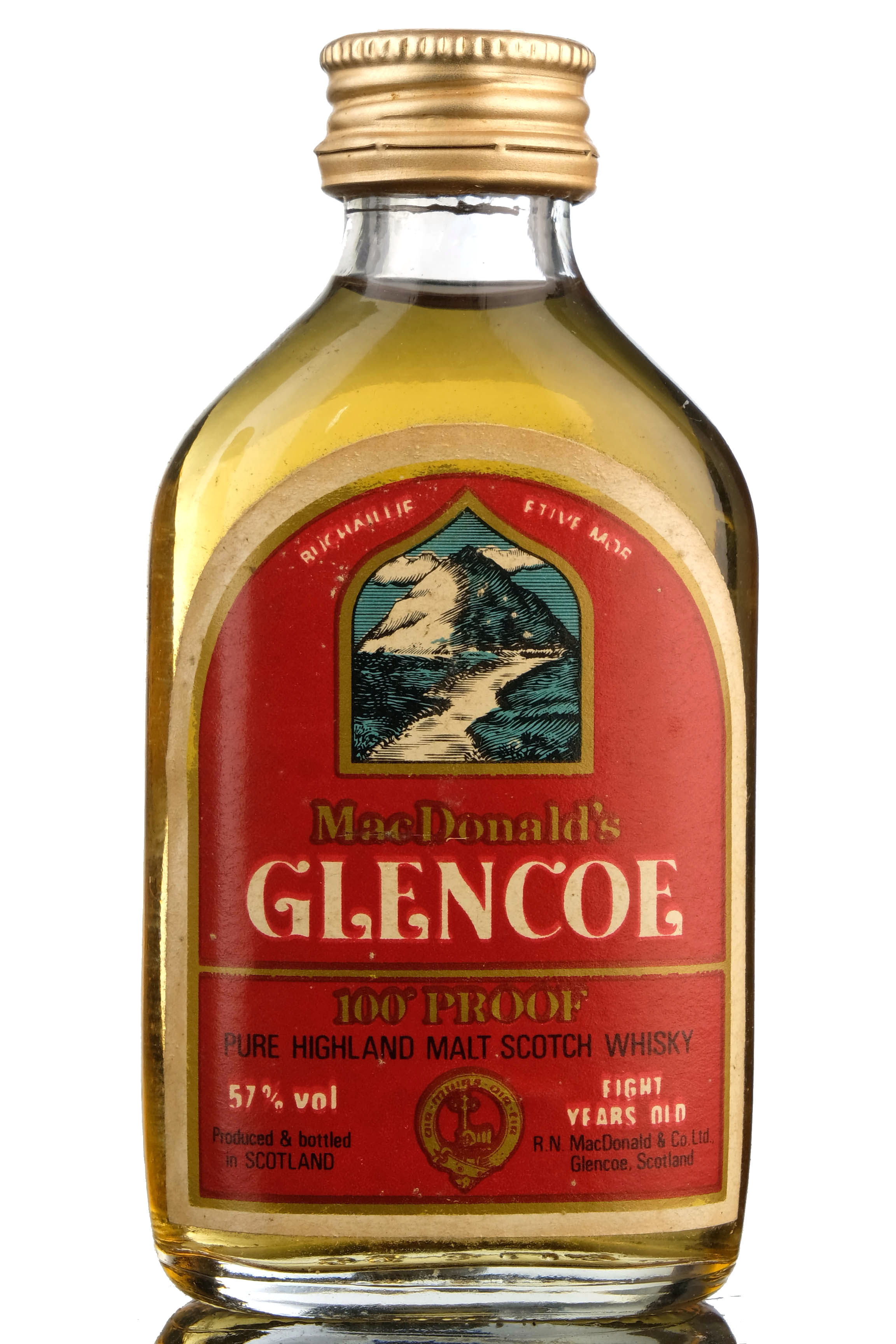 Glencoe 100 Proof Miniature