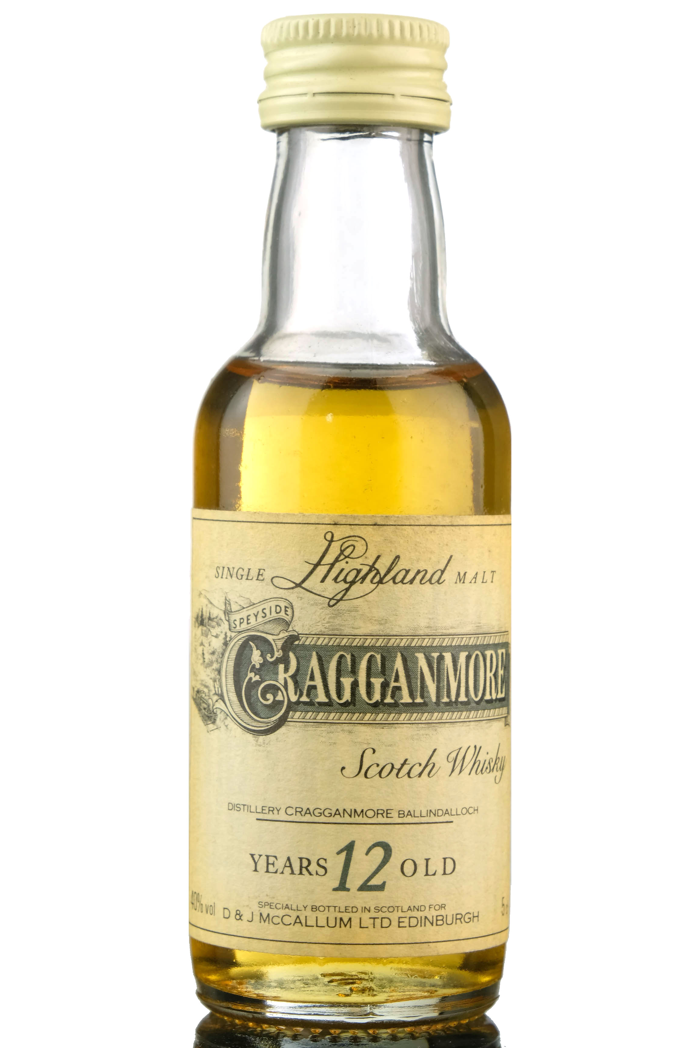 Cragganmore 12 Year Old Miniature