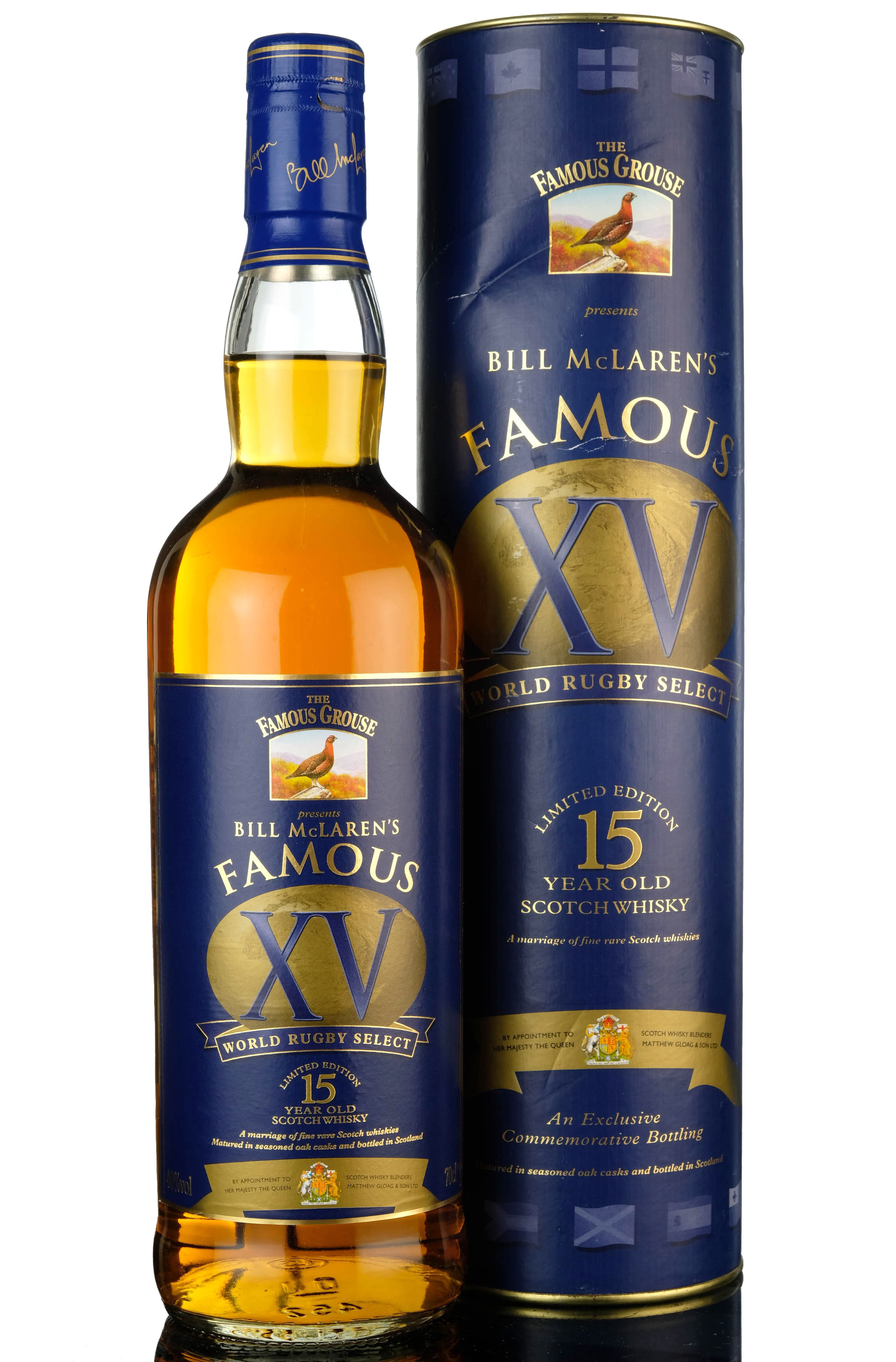 Famous Grouse 15 Year Old - Bill McLarens XV World Rugby Select