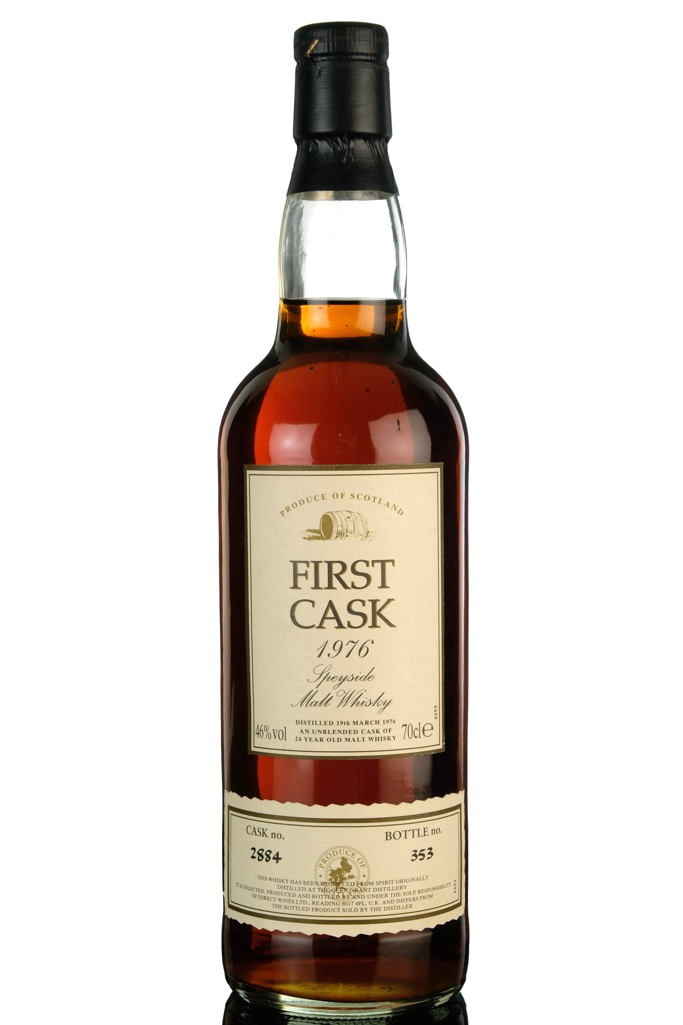 Glen Grant 1976 - 24 Year Old - First Cask 2884