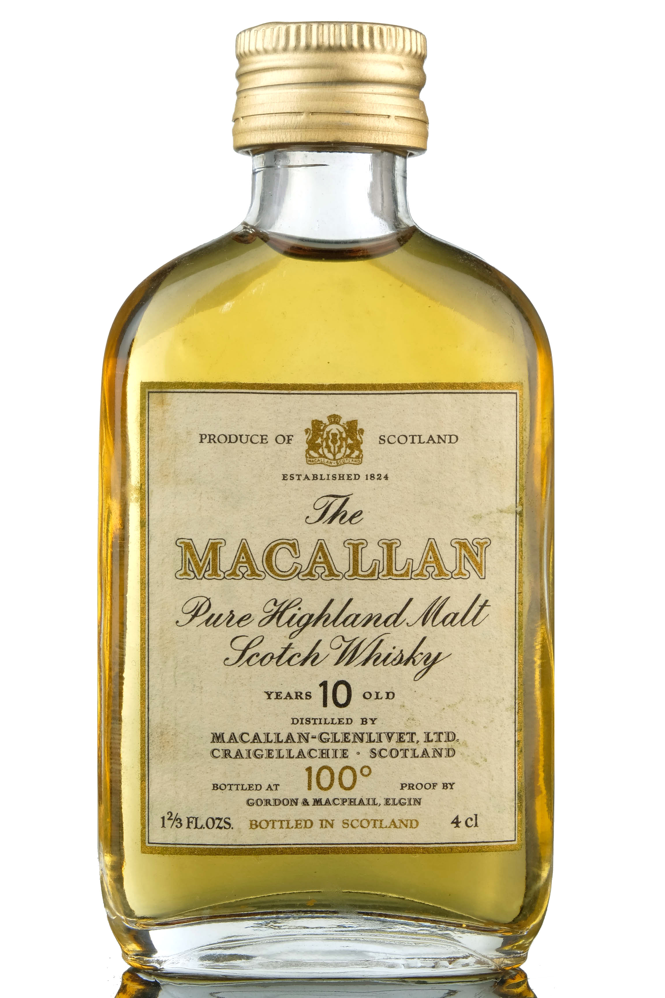 Macallan 10 Year Old - 100 Proof Miniature