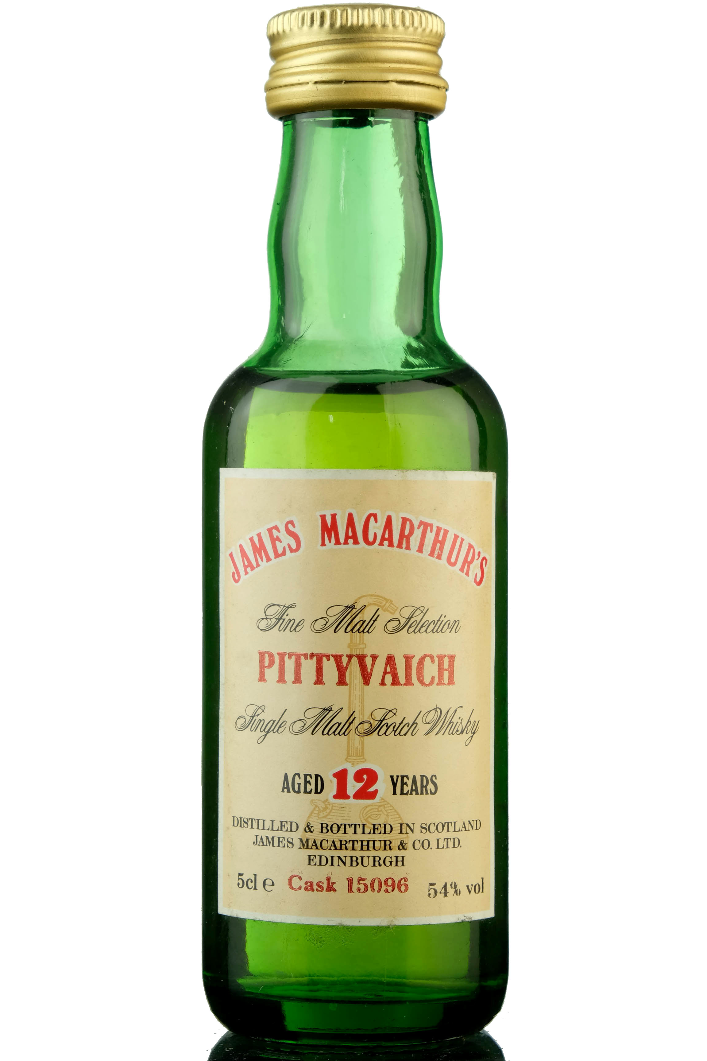 Pittyvaich 12 Year Old - James MacArthur - Fine Malt Selection Miniature